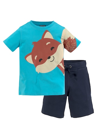 KIDSWORLD Shirt & Hose »Fuchs«, (Spar-Set, 2 tlg.), T-SShirt & Sweatbermudas im Set kaufen