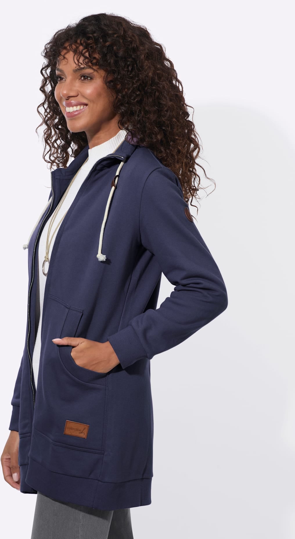 Casual Looks Shirtjacke »Sweatshirtjacke« 1