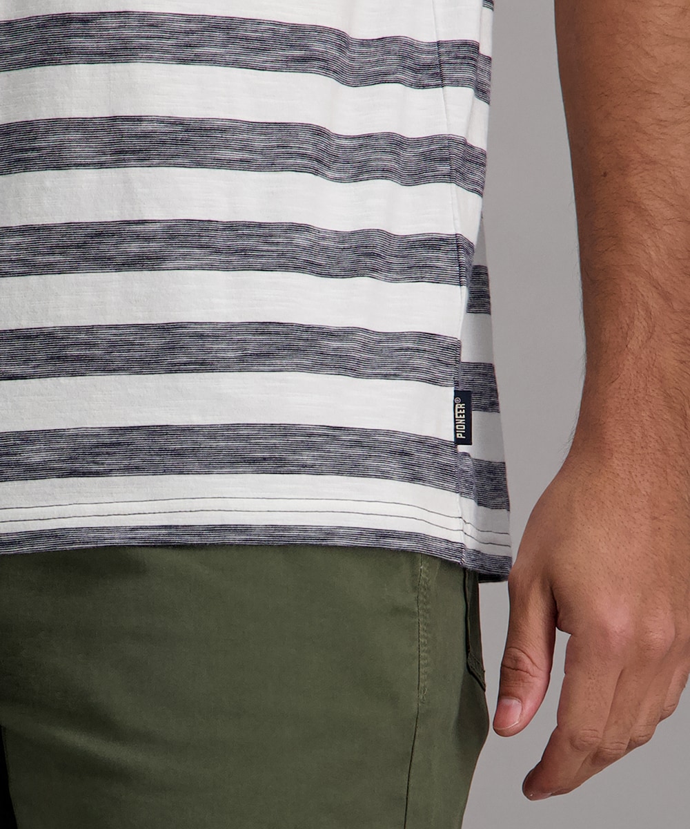 Pioneer Authentic Jeans T-Shirt mit Streifen