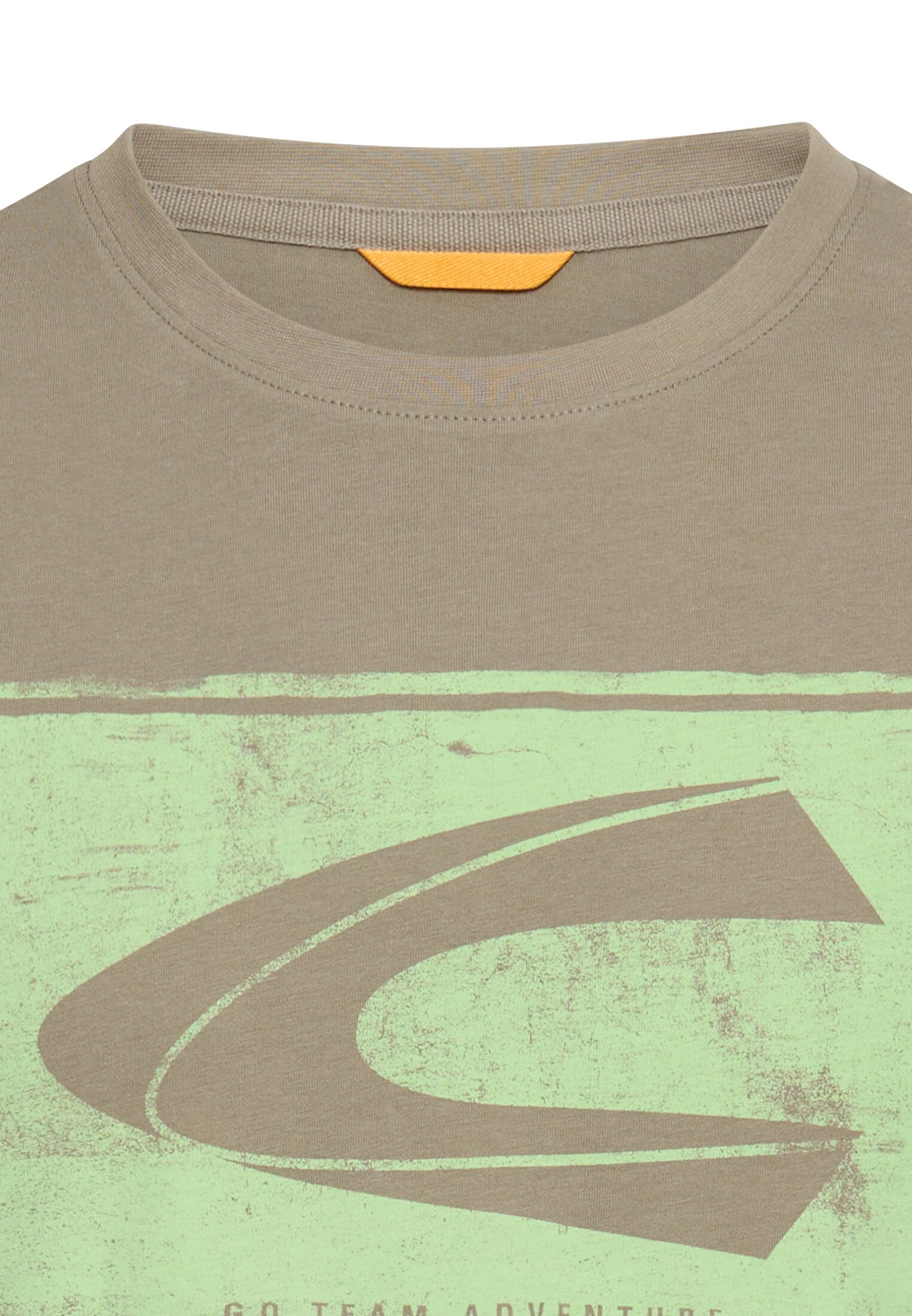 camel active T-Shirt mit Logo-Print
