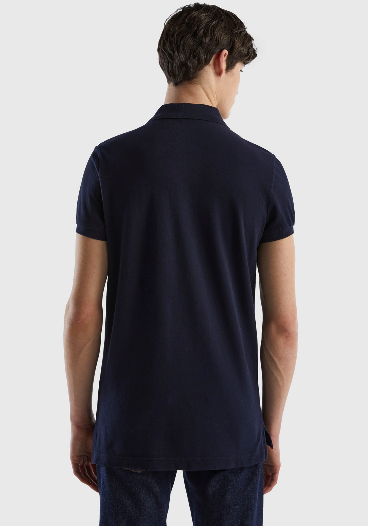 United Colors of Benetton Poloshirt, mit großem Label-Badge