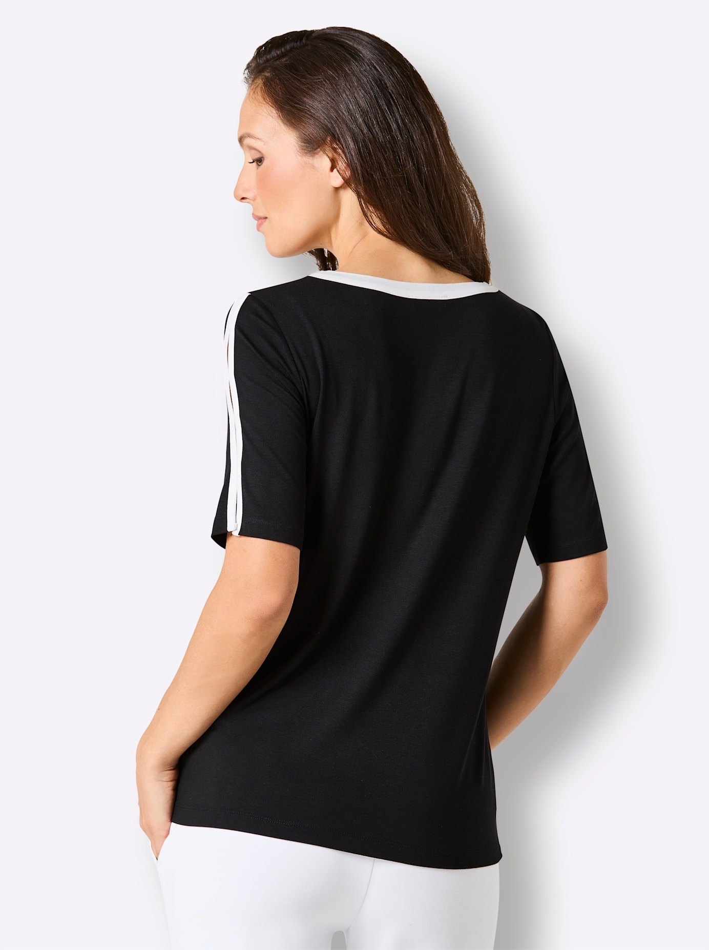 CREATION L PREMIUM Kurzarmshirt »Modal-Shirt« 1 tlg.