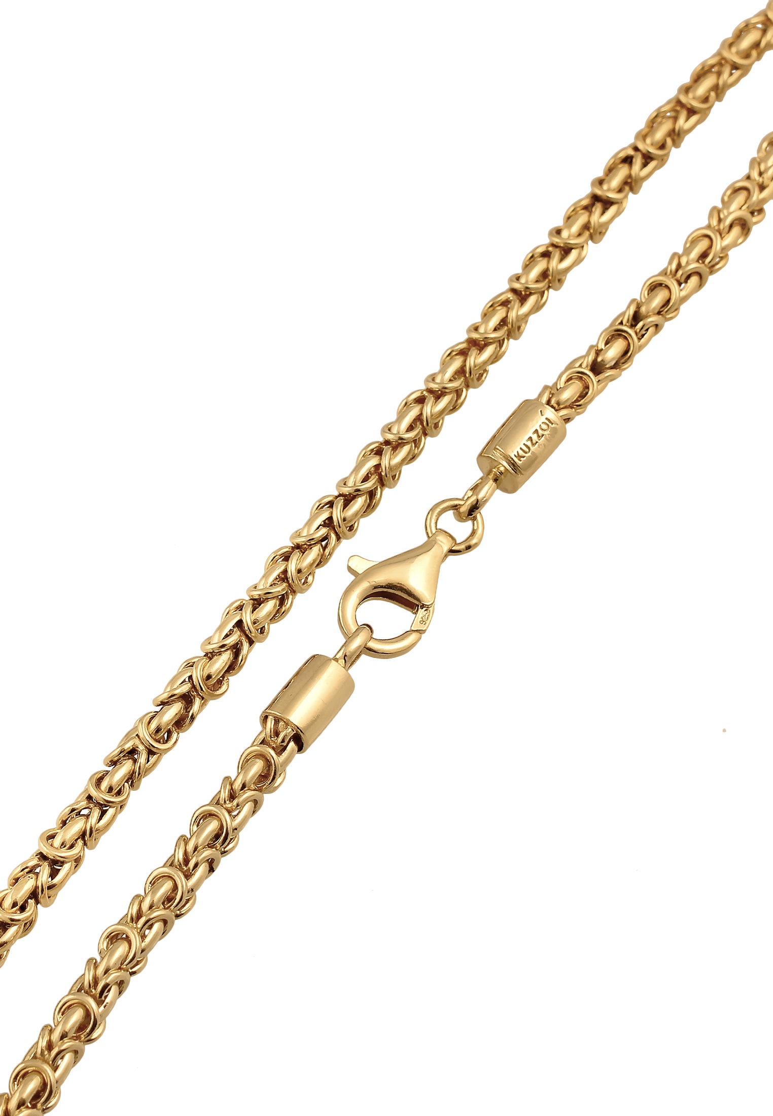 Kuzzoi Silberkette »Halskette Herrenschmuck Gliederkette Oxidiert 925 Silber«