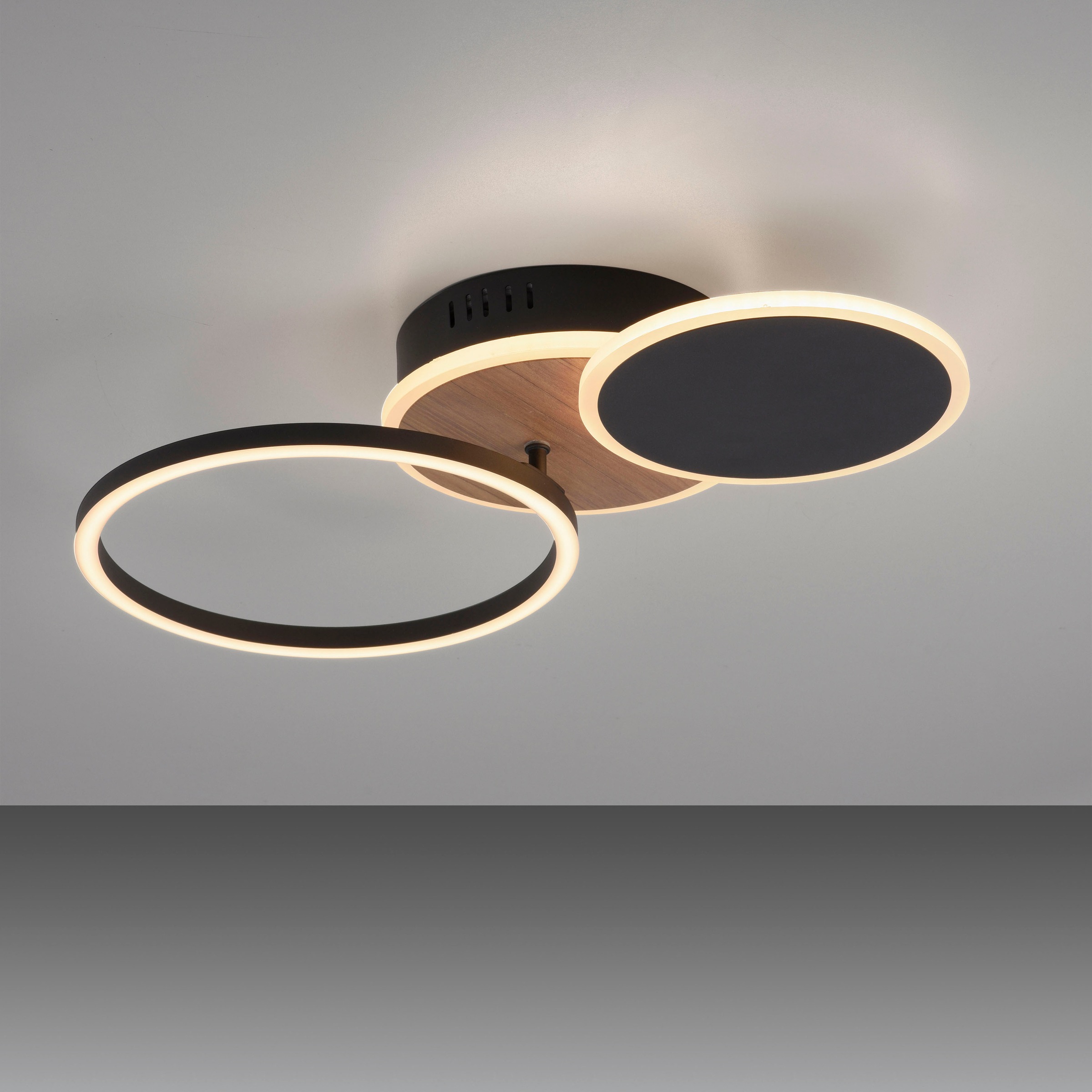 JUST LIGHT Deckenleuchte »SEVENT«, 1 flammig, Leuchtmittel LED-Board | LED fest integriert, LED