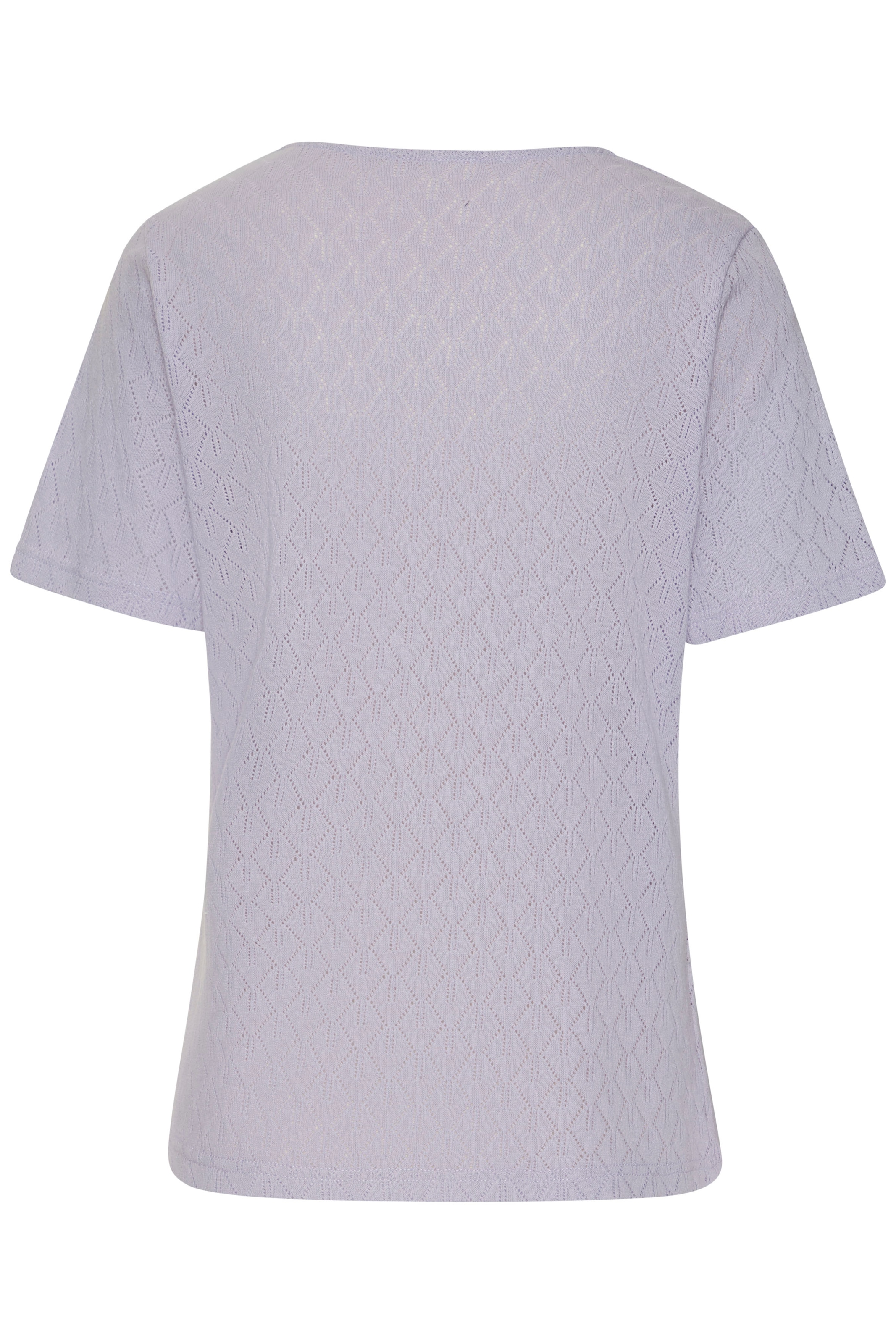 Vivance Kurzarmshirt »mit modischem Ajour-Muster«, aus weicher Baumwoll-Qualität