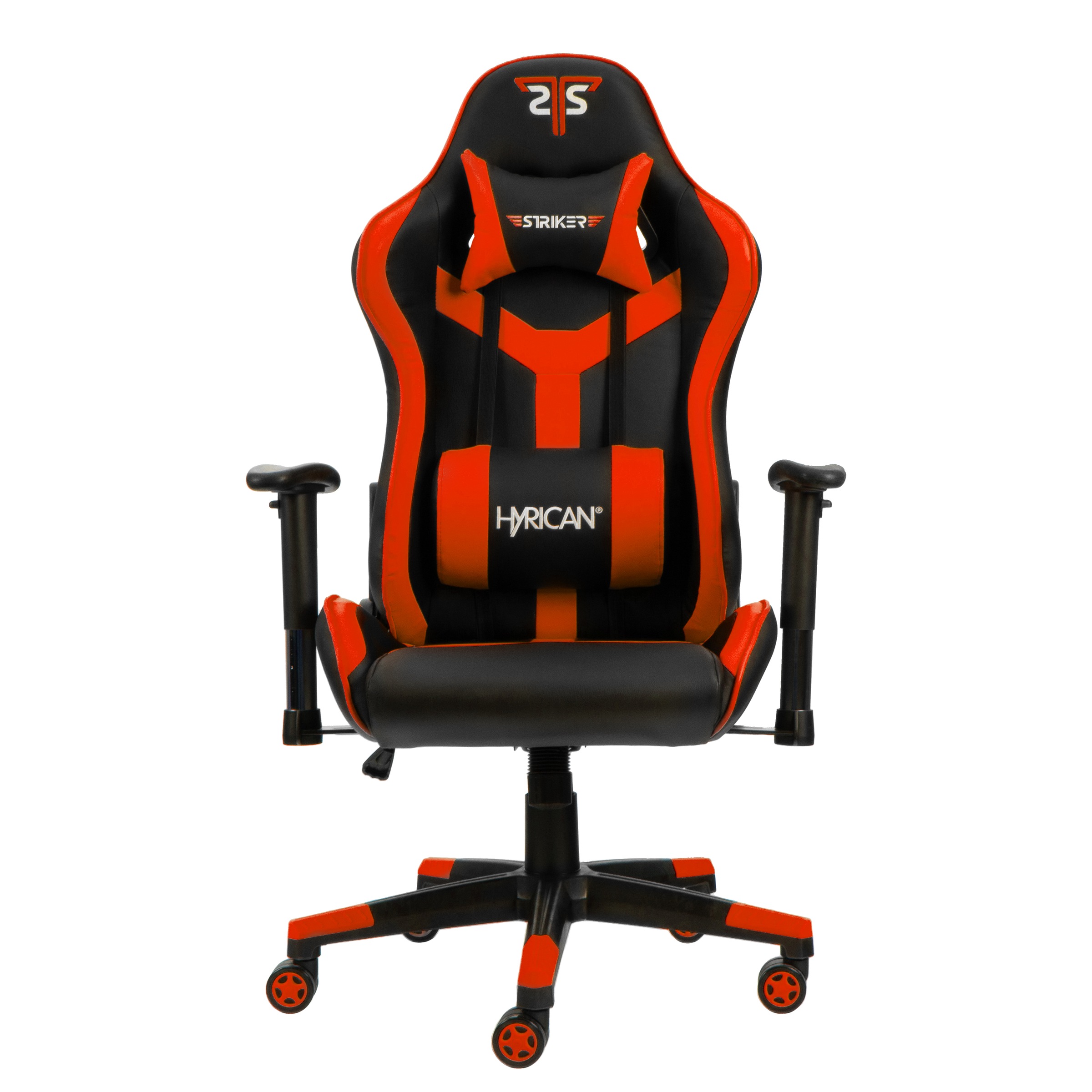 Hyrican Gaming-Stuhl »Striker Copilot schwarz/rot, Kunstleder, 2D-Armlehnen, ergonomischer Gamingstuhl, Bürostuhl, Schreibtischstuhl, geeignet für Jugendliche und Erwachsene«