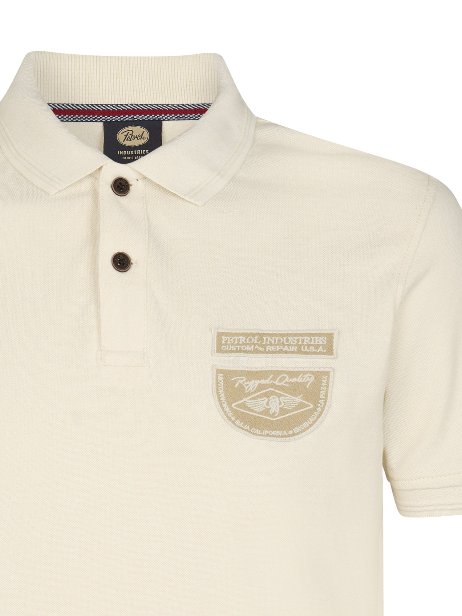 Petrol Industries Poloshirt »Men Polo Short Sleeve« mit Logo Stickereien