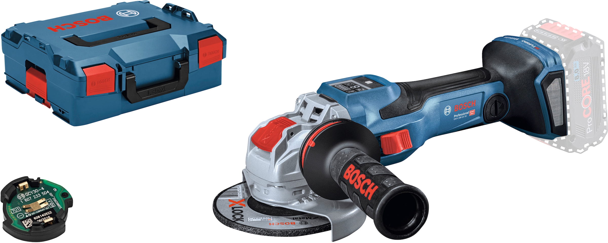 Bosch Professional Akku-Winkelschleifer »GWX 18V-15 SC 125mm (L) solo CLC«, ohne Akku... kaufen