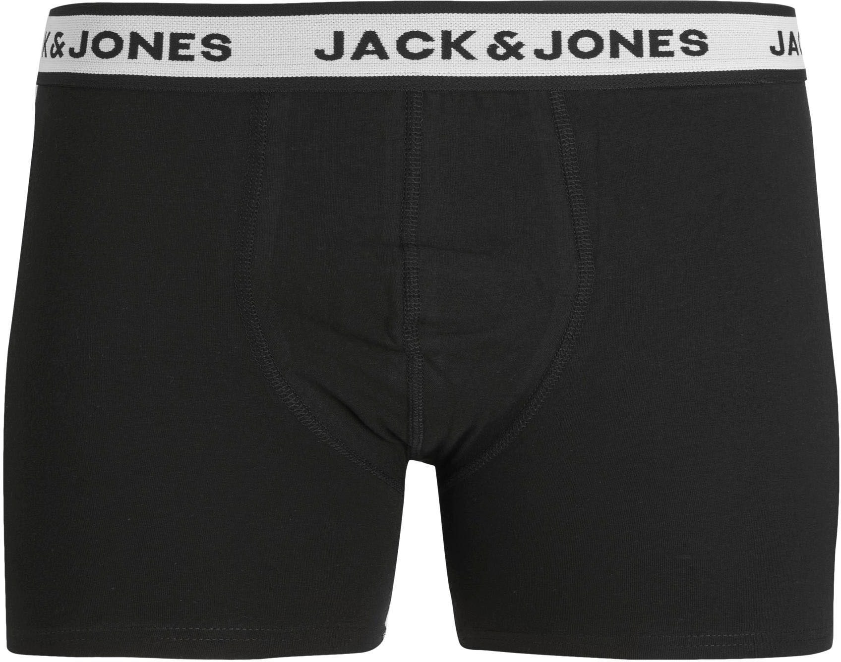 Jack & Jones Boxershorts »JJ JACSOLID BOXER BRIEFS 5 P«, (Packung, 5 St.)
