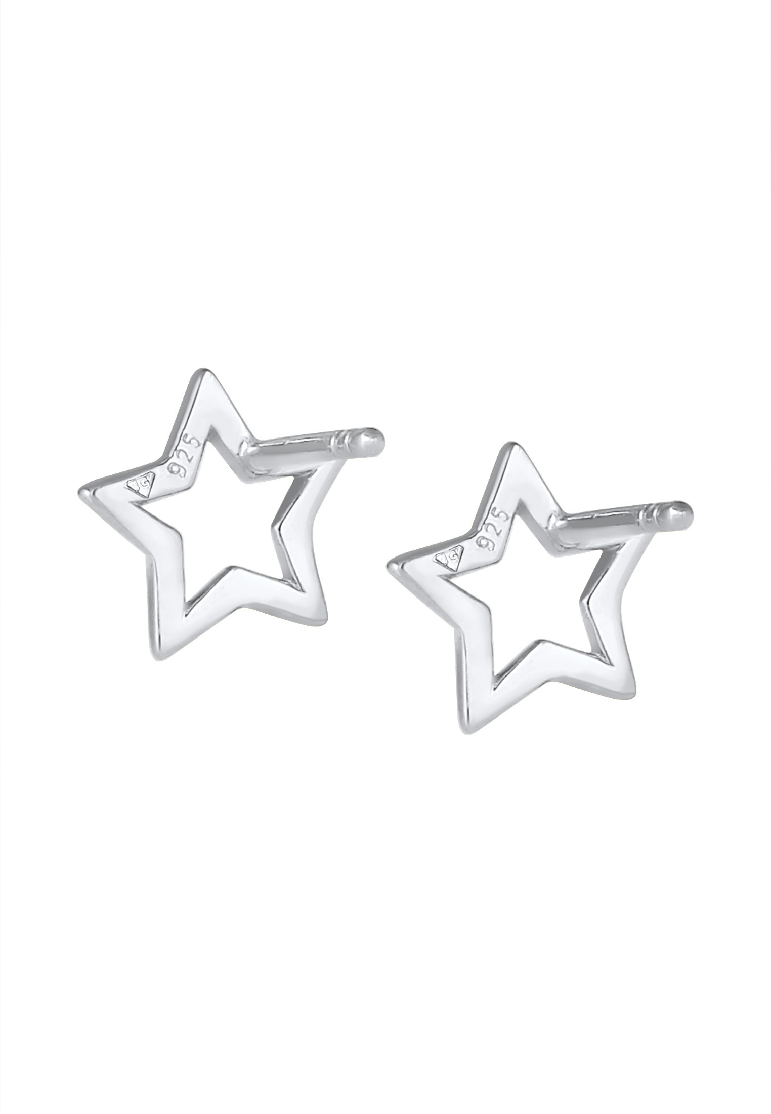 Elli Paar Ohrstecker »Ohrringe Stecker Stern Trend Astro 925 Silber«