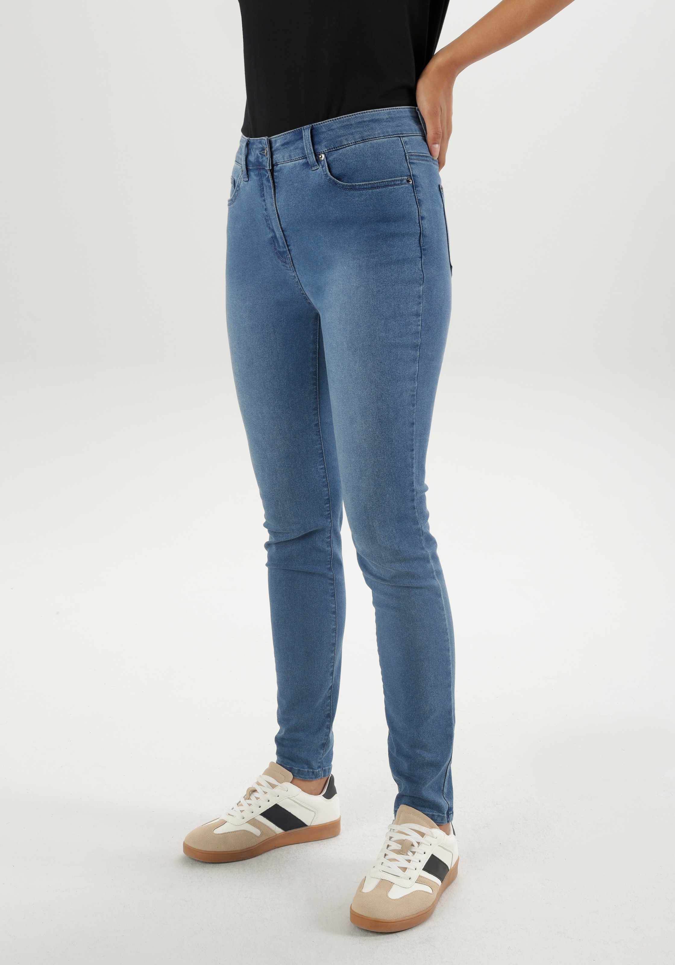 Aniston SELECTED Skinny-fit-Jeans, normal waist - NEUE KOLLEKTION