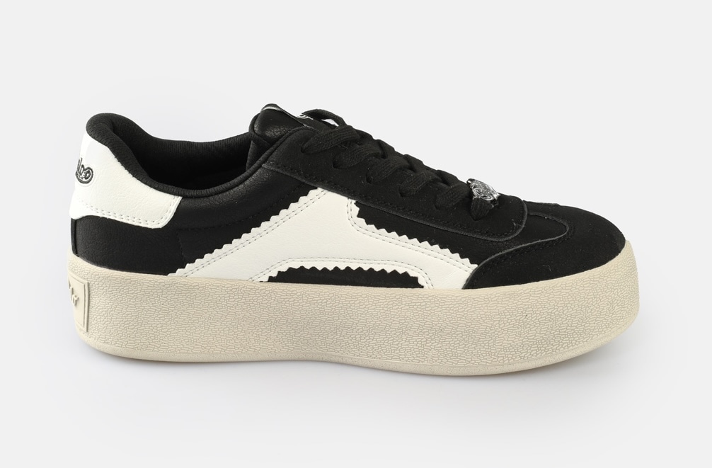 Buffalo Plateausneaker »CAJO«  Schnürschuh, Halbschuh, Retro-Sneaker, Freizeitschuh zum Schnüren