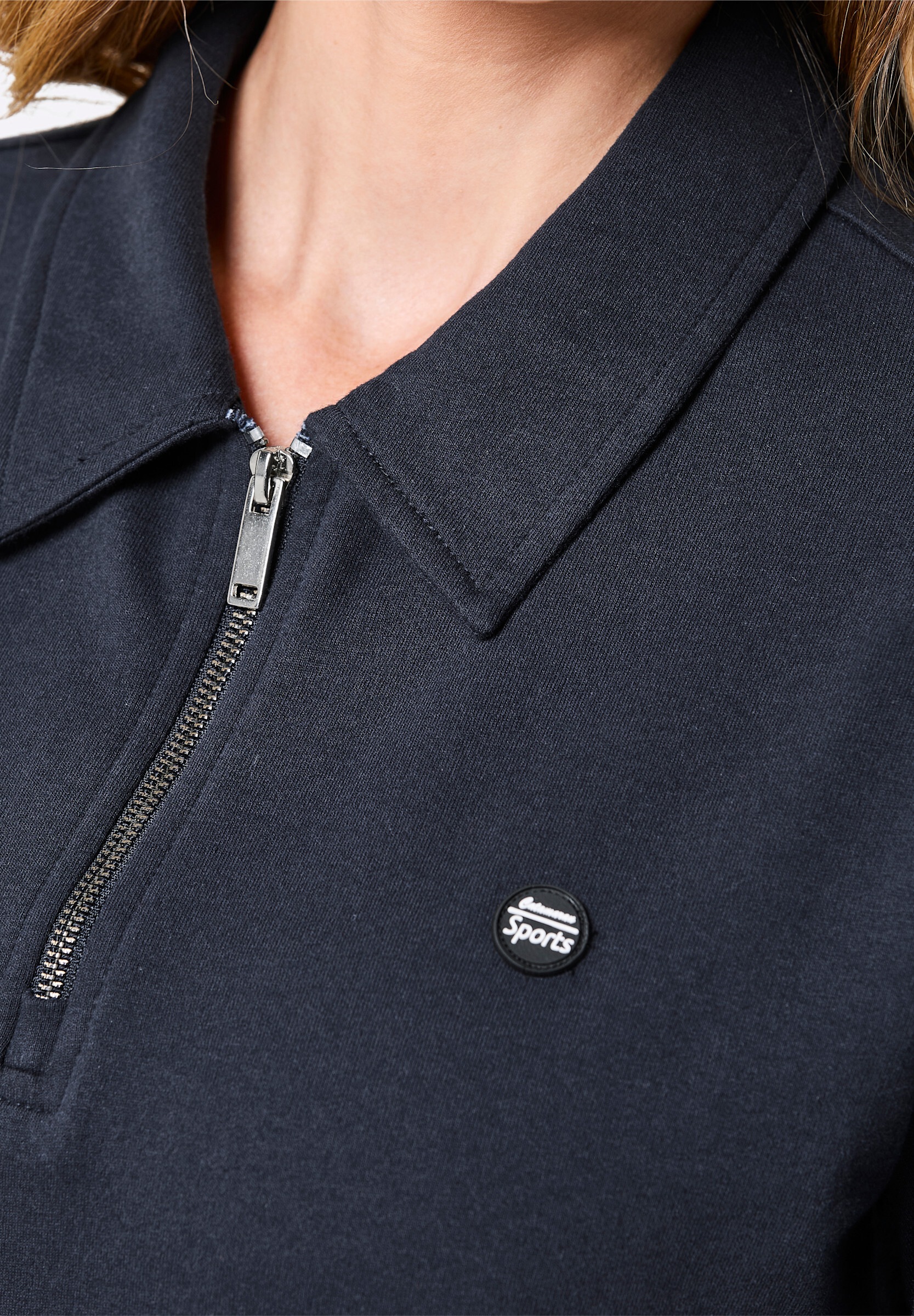 Witt Trainingsshirt »Freizeitshirt Freizeitshirt mit Polokragen und Reißverschluss«