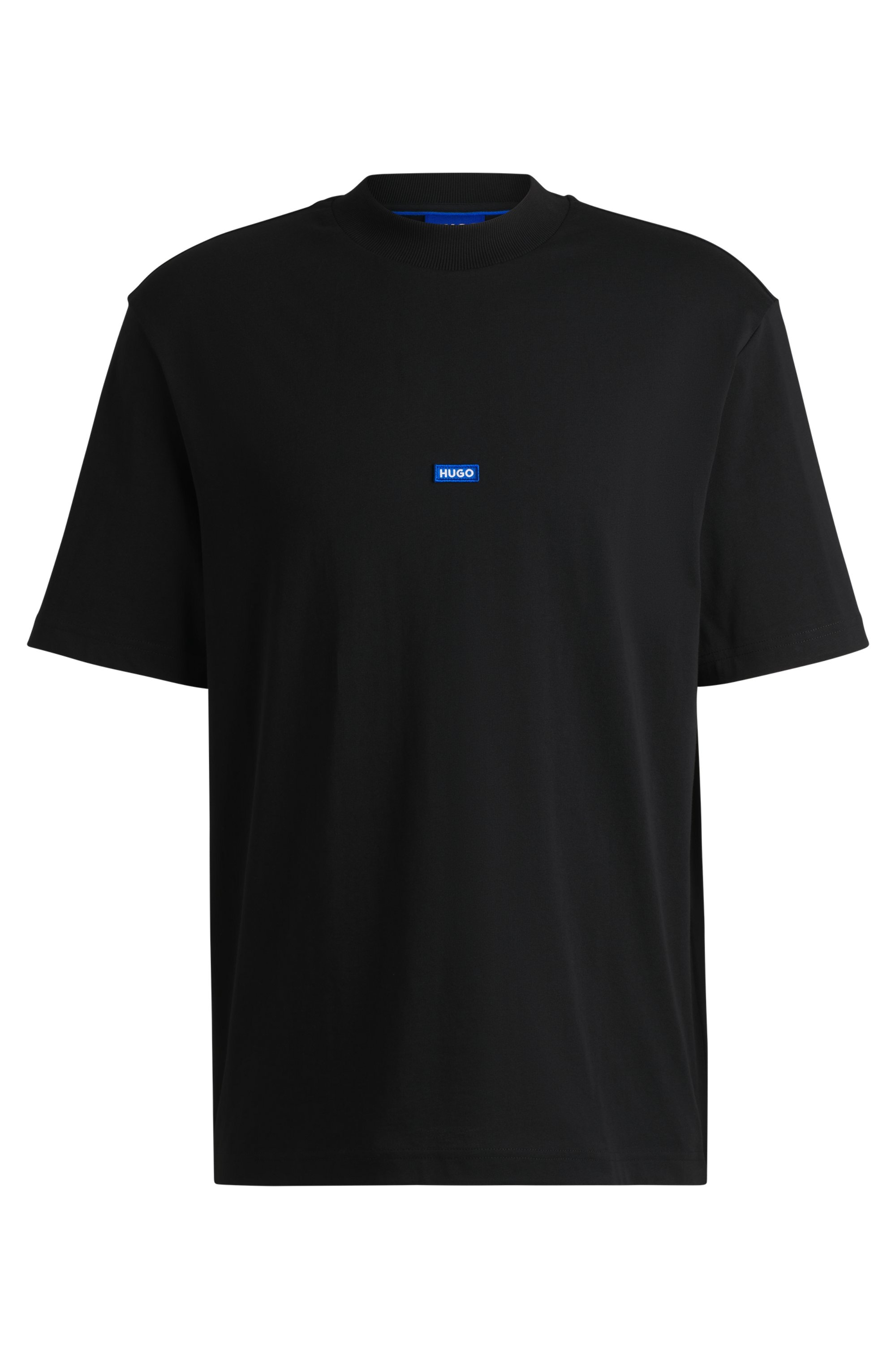 HUGO Blue T-Shirt »Nieros«, mit Logo-Patch