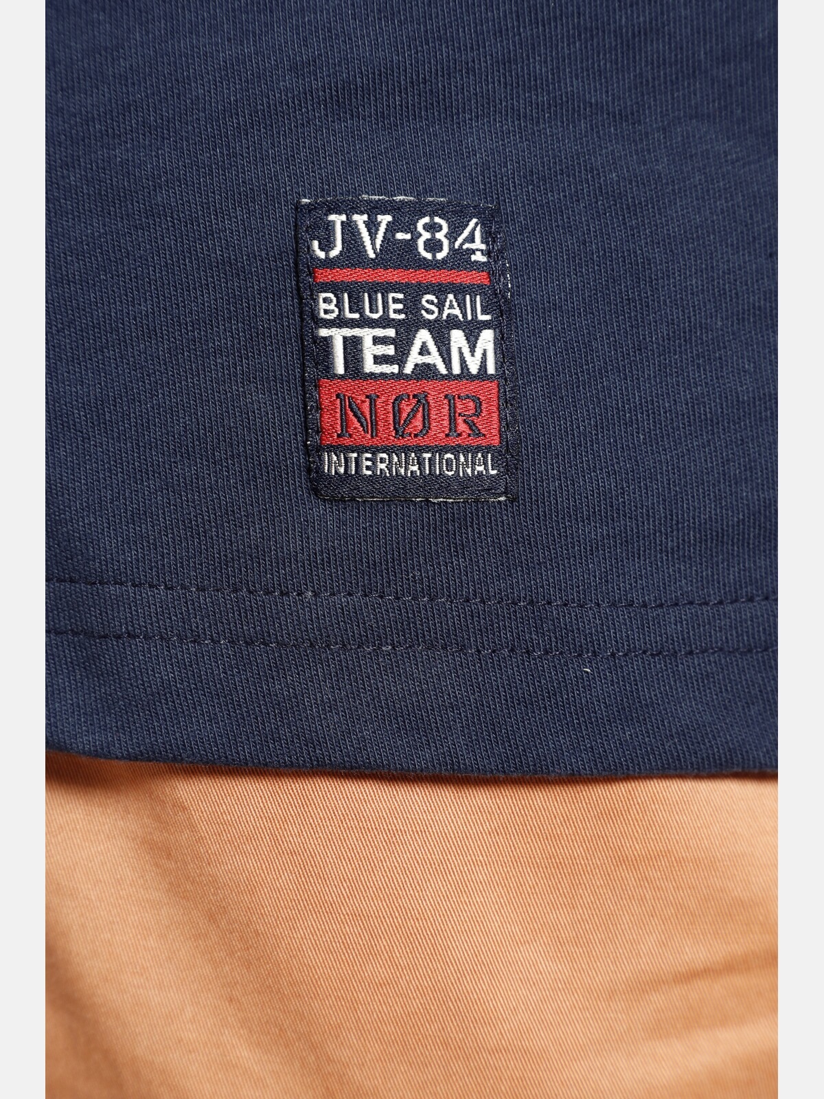 Jan Vanderstorm T-Shirt »Langarmshirt ELION«, (1 tlg.), Langarmshirt, Entdecker Print