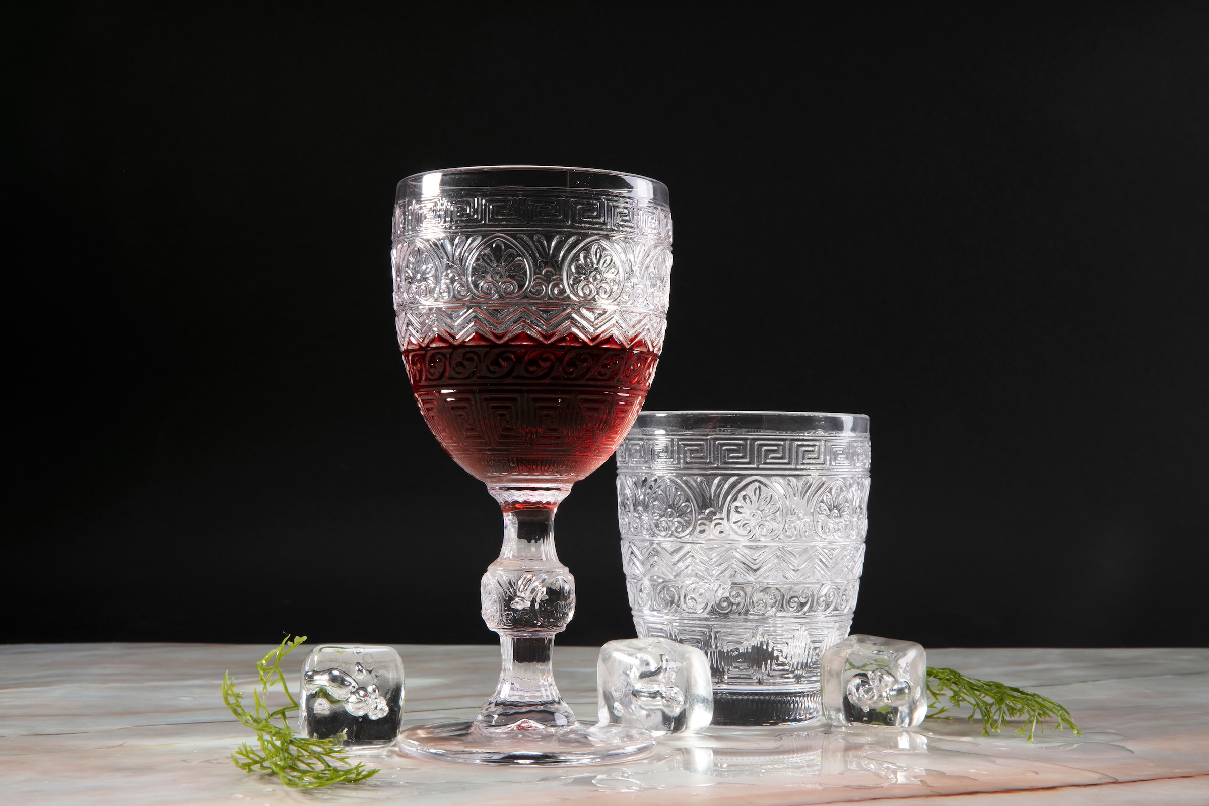 Villa d'Este Weinglas »Mexiko transparent«, (Set, 6 tlg.), Gläser-Set, 6-teilig, Inhalt 235 ml