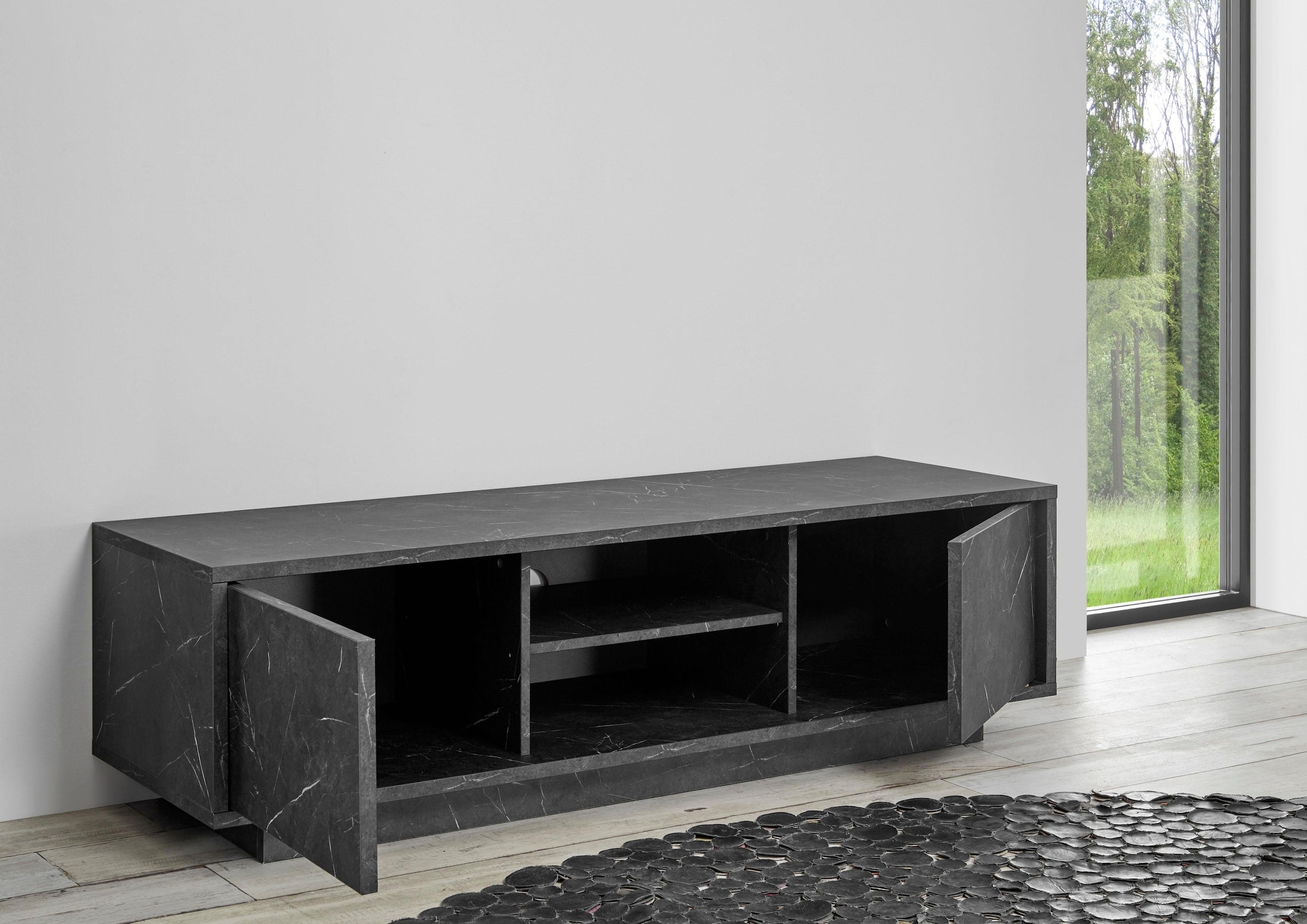 Home affaire Lowboard »Carrara« grifflos