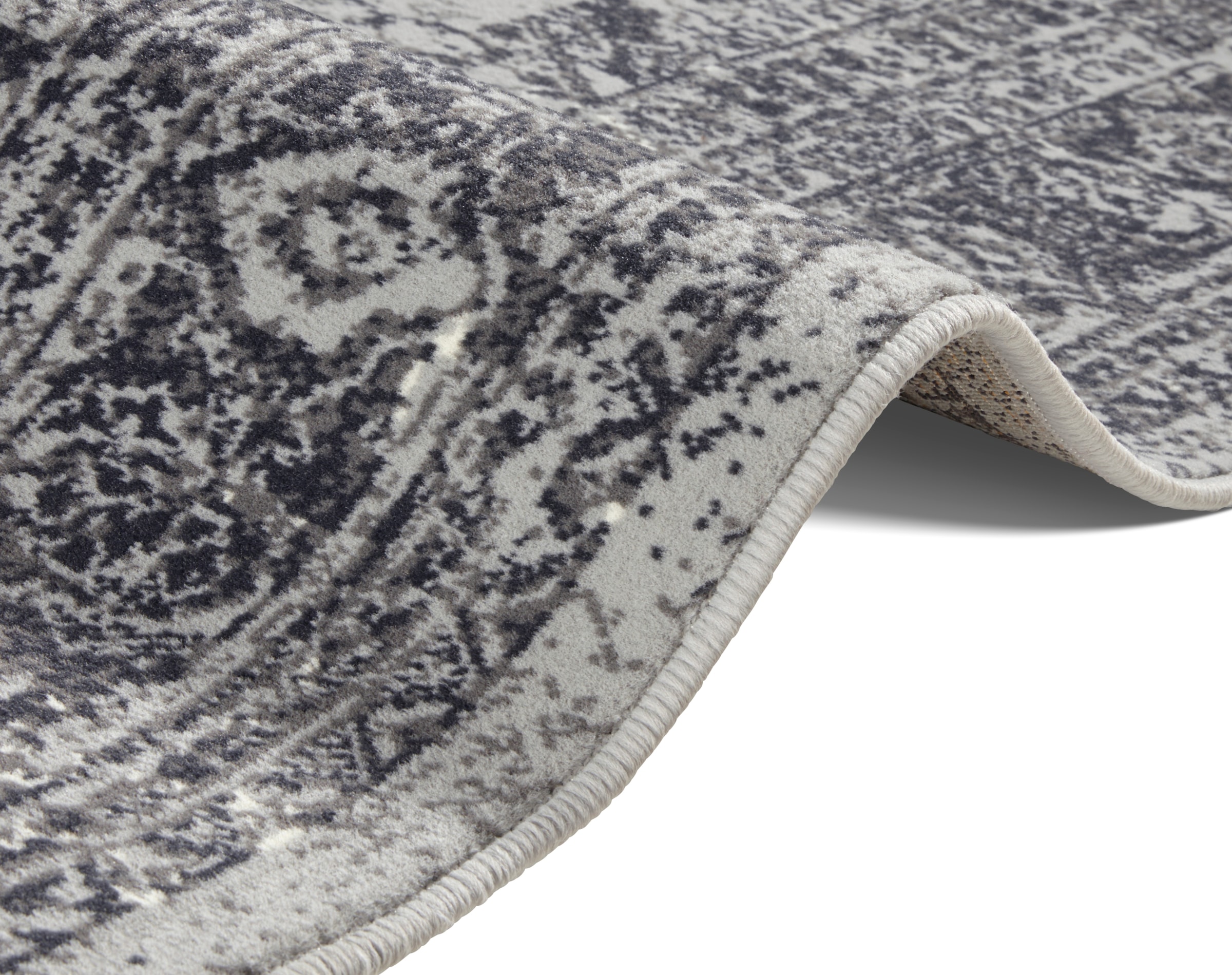 HANSE Home Teppich »Plume«, rechteckig, 9 mm Höhe, Kurzflor, Used-Look, Teppich, Vintage, Esszimmer, Wohnzimmer, Flur