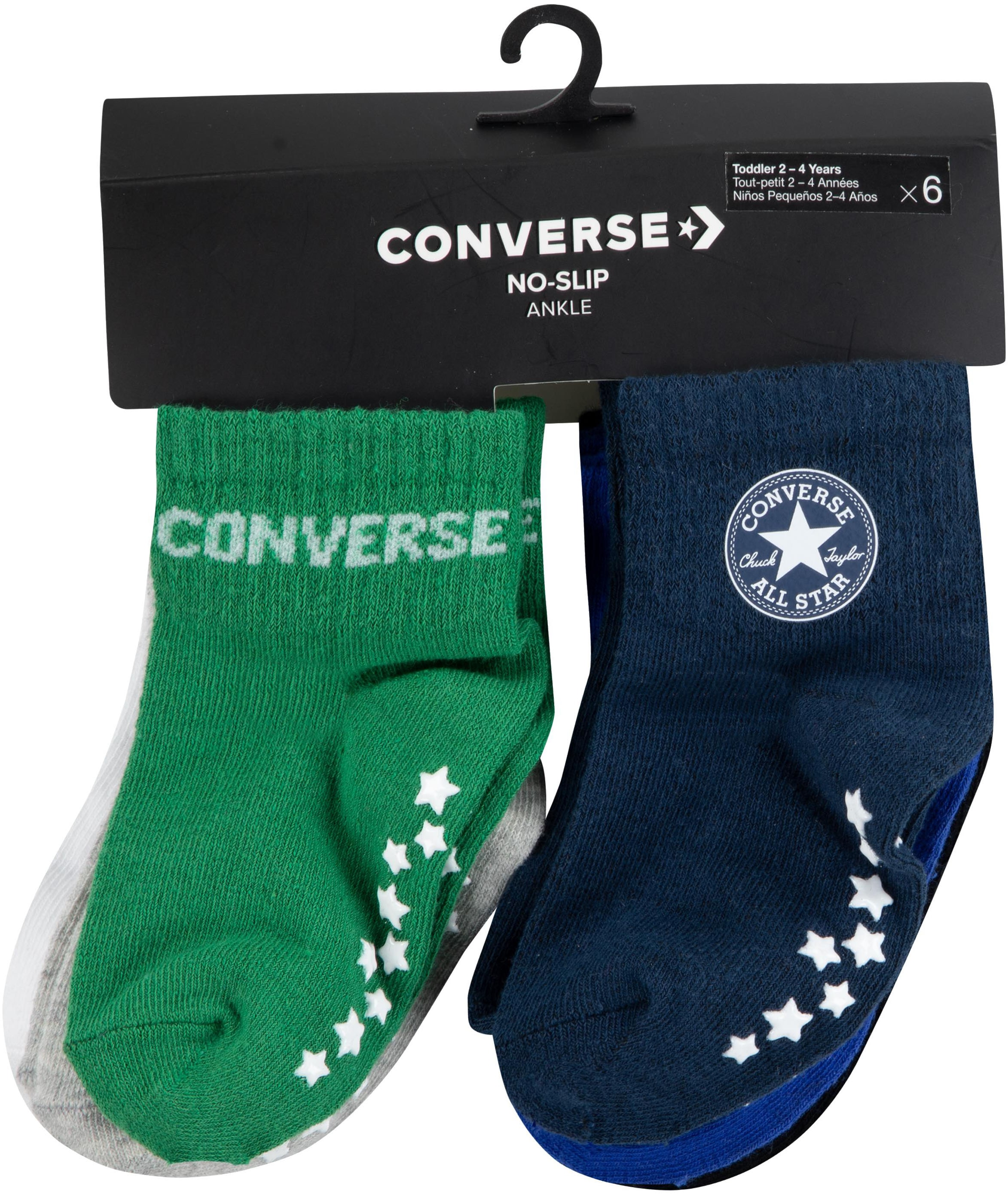 Converse ABS-Socken »CHN CORE 6PK GRIP INF TOD SCKS«, (6 Paar)