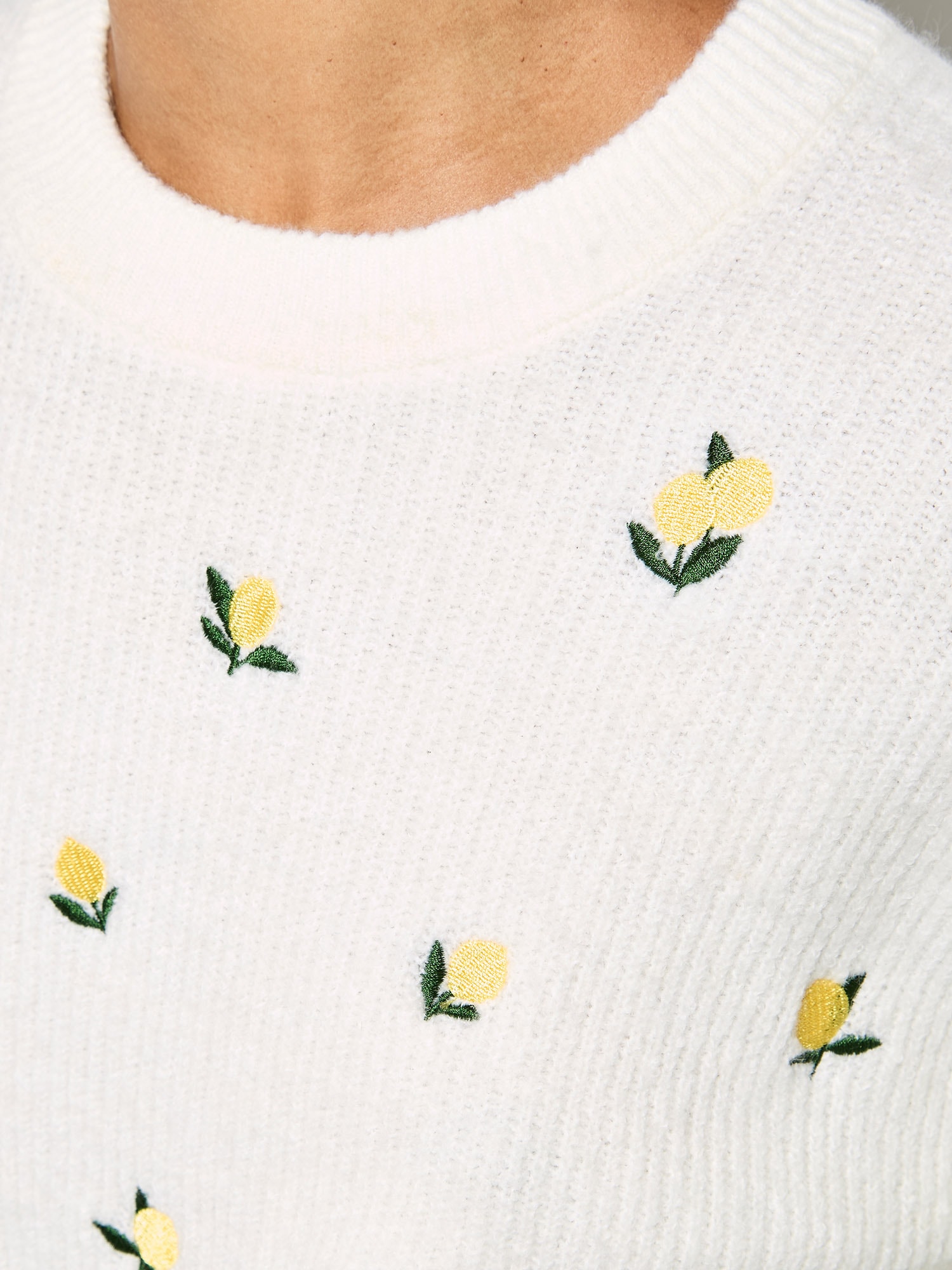 Apricot Strickponcho »Pullover« mit Zitronenmuster