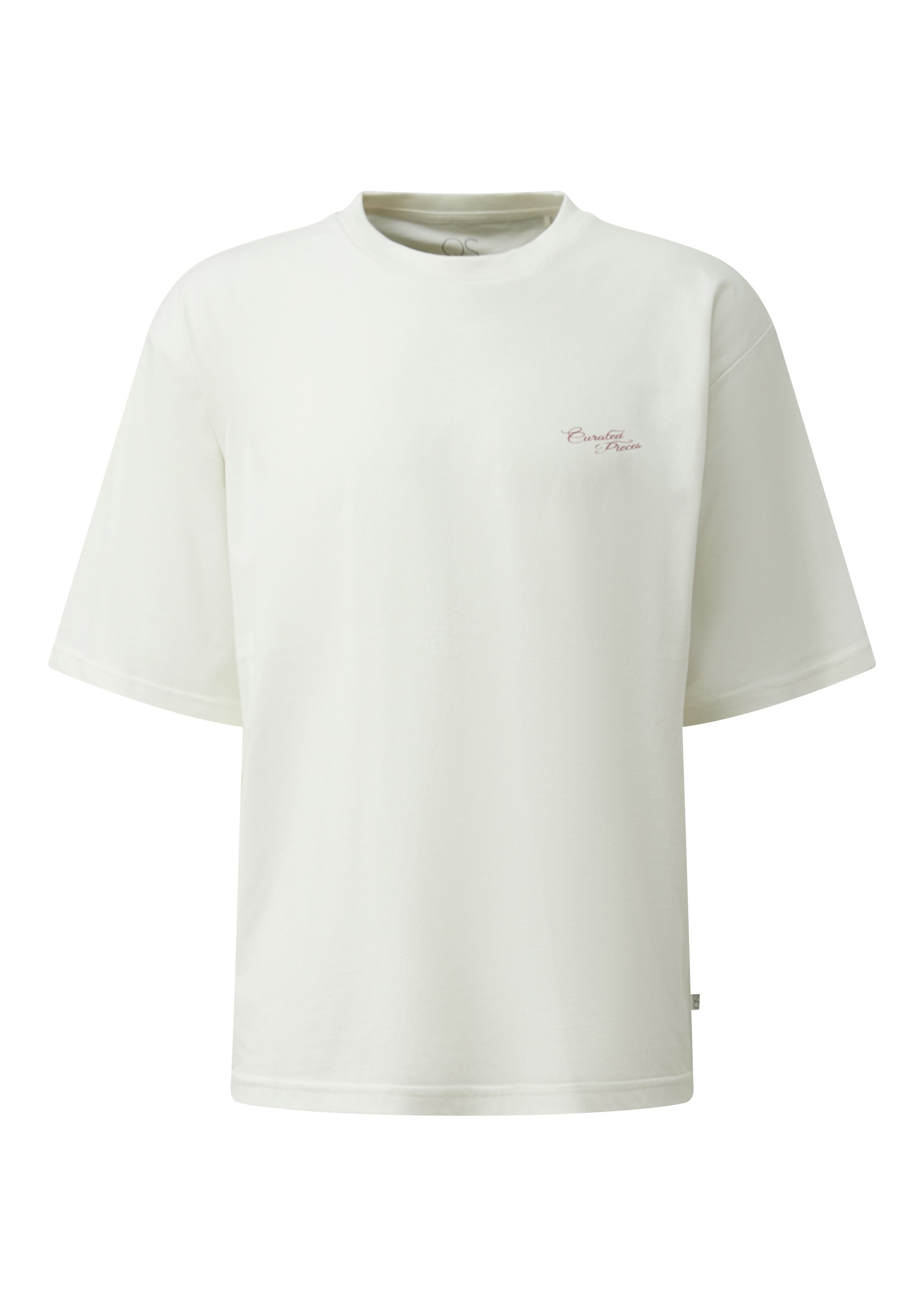 QS T-Shirt Sommershirt mit Rücken-Print