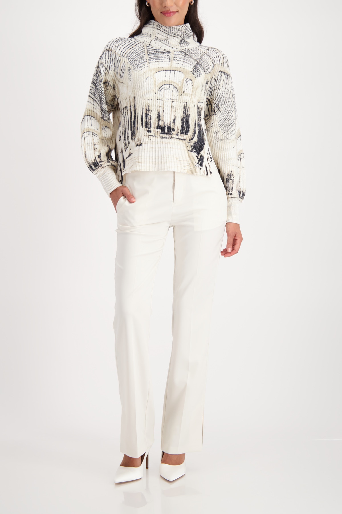 Monari Strickpullover »Pullover Gallery allover«