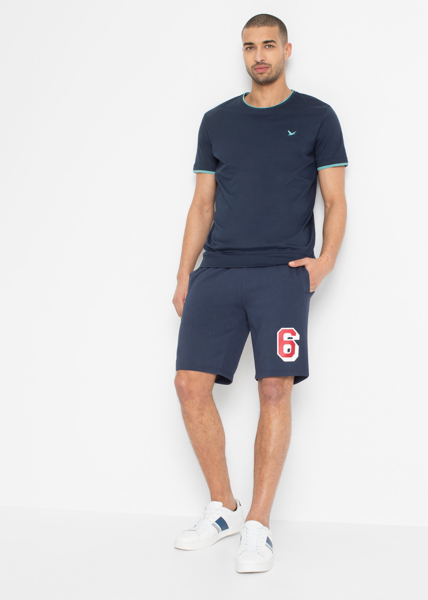 bonprix T-Shirt »T-Shirt (2er Pack)« Packung, 2, 2 Stk. regular fit Passform, Kurzarm, für den Alltag, aus Baumwolle