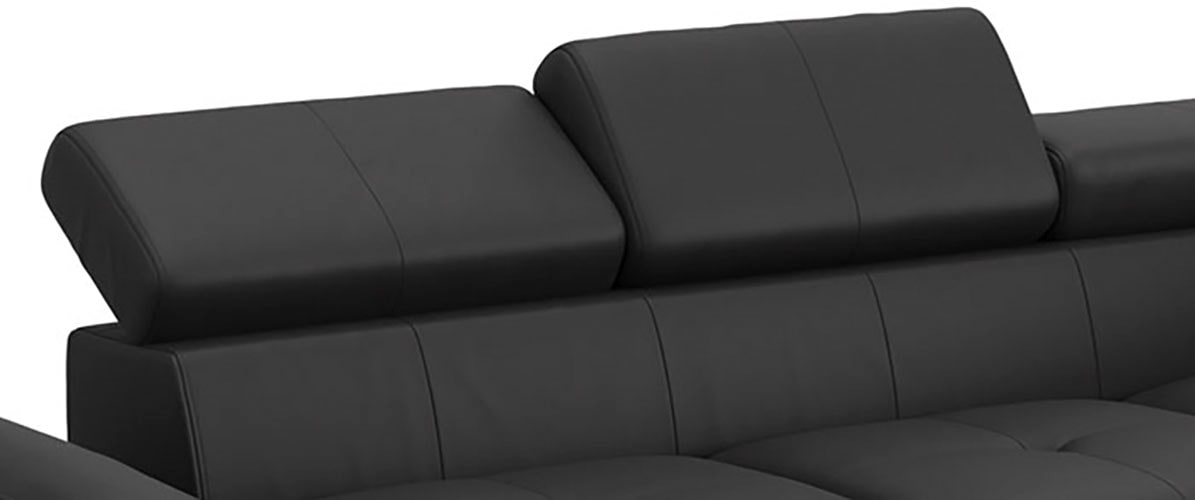 COTTA Ecksofa »Enterprise L-Form«, mit Arm- & Kopfteilverstellung, wahlweise mit Bettfunktion
