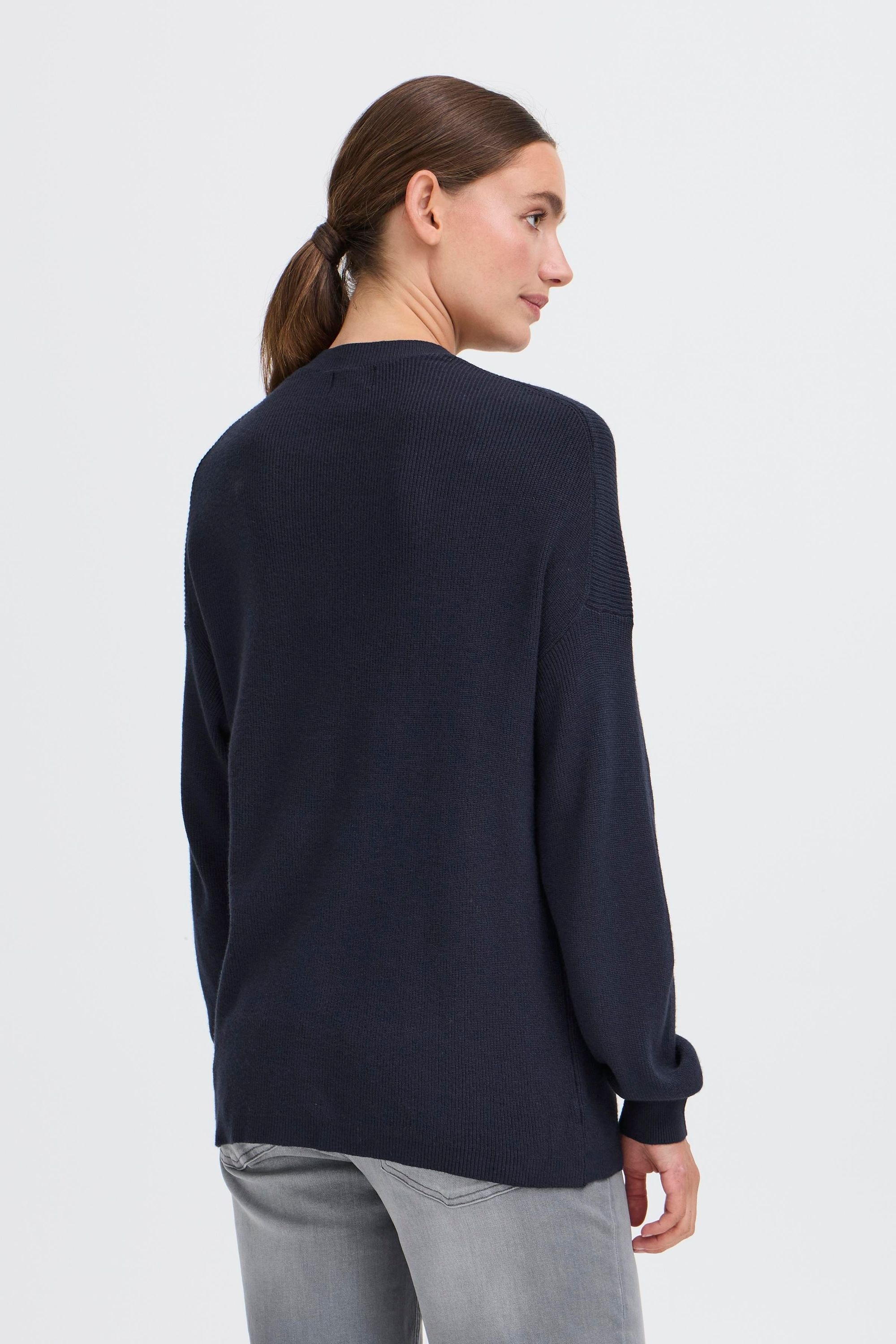 OXMO Strickfleece-Pullover »Strickpullover OXIFANSY«