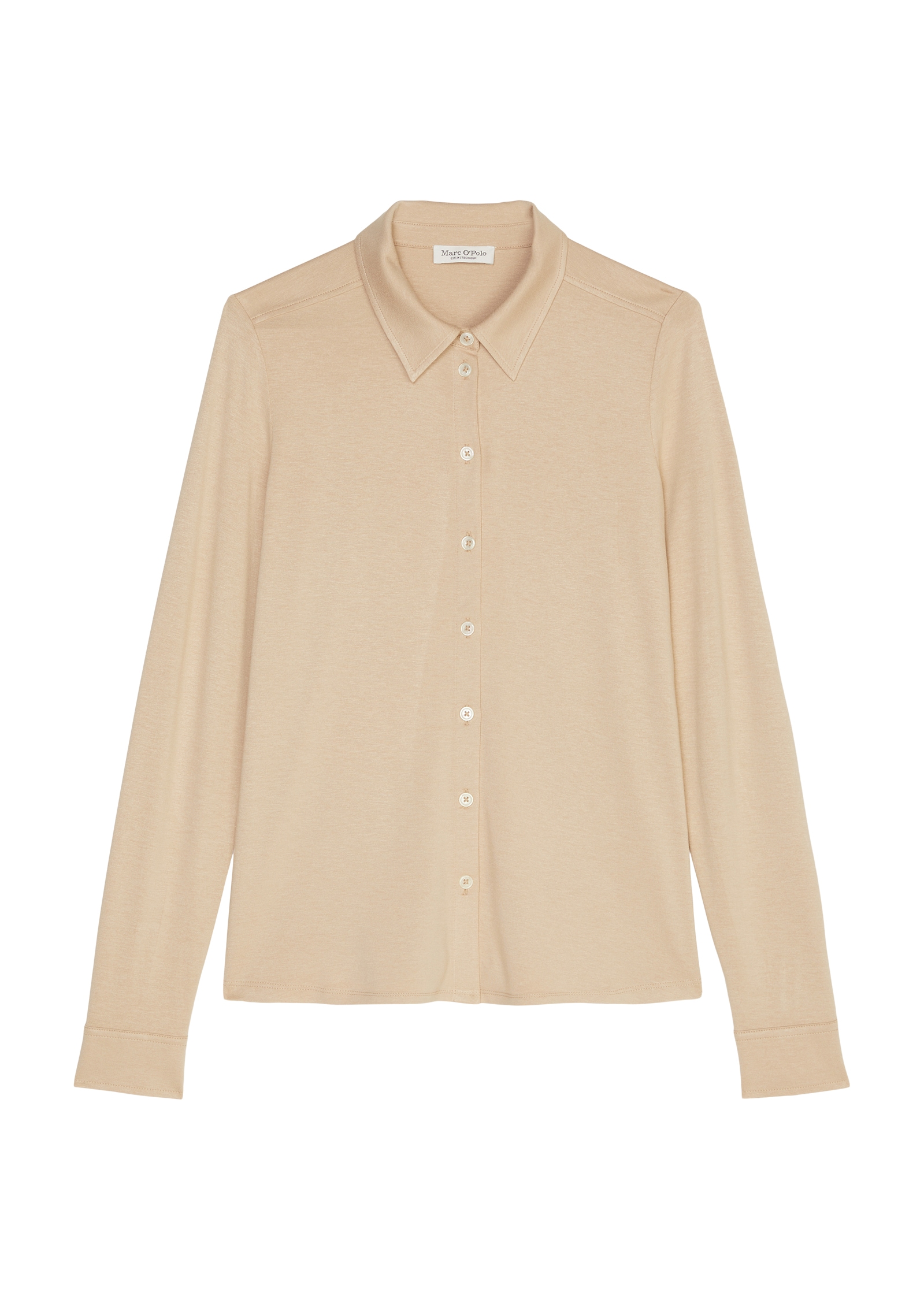 Marc O'Polo Blusenshirt, im hüftlangen Schnitt
