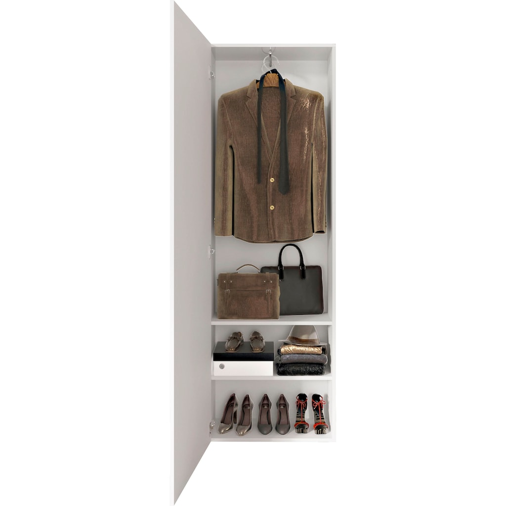 INOSIGN Garderobenschrank »Vittoria, Breite 60 cm, Höhe 186 cm«, Front mit Spiegel und Siebdruck