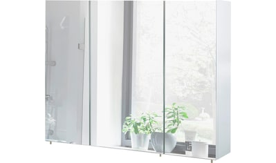 Schildmeyer Spiegelschrank »Basic«, Breite 100 cm, 3-türig, Glaseinlegeböden, Made in... kaufen