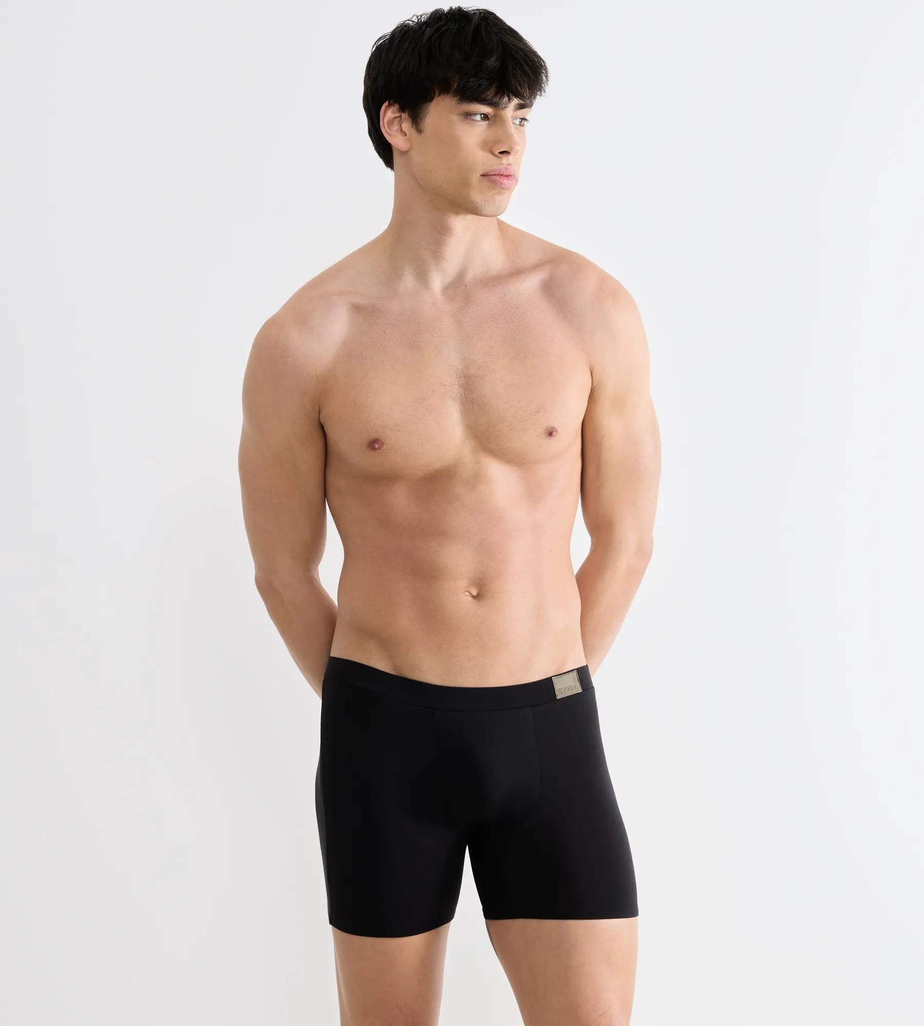 sloggi Boxershorts »Men GO Natural« 2er Pack,  mit langem Bein, eng anliegend, ohne Eingriff