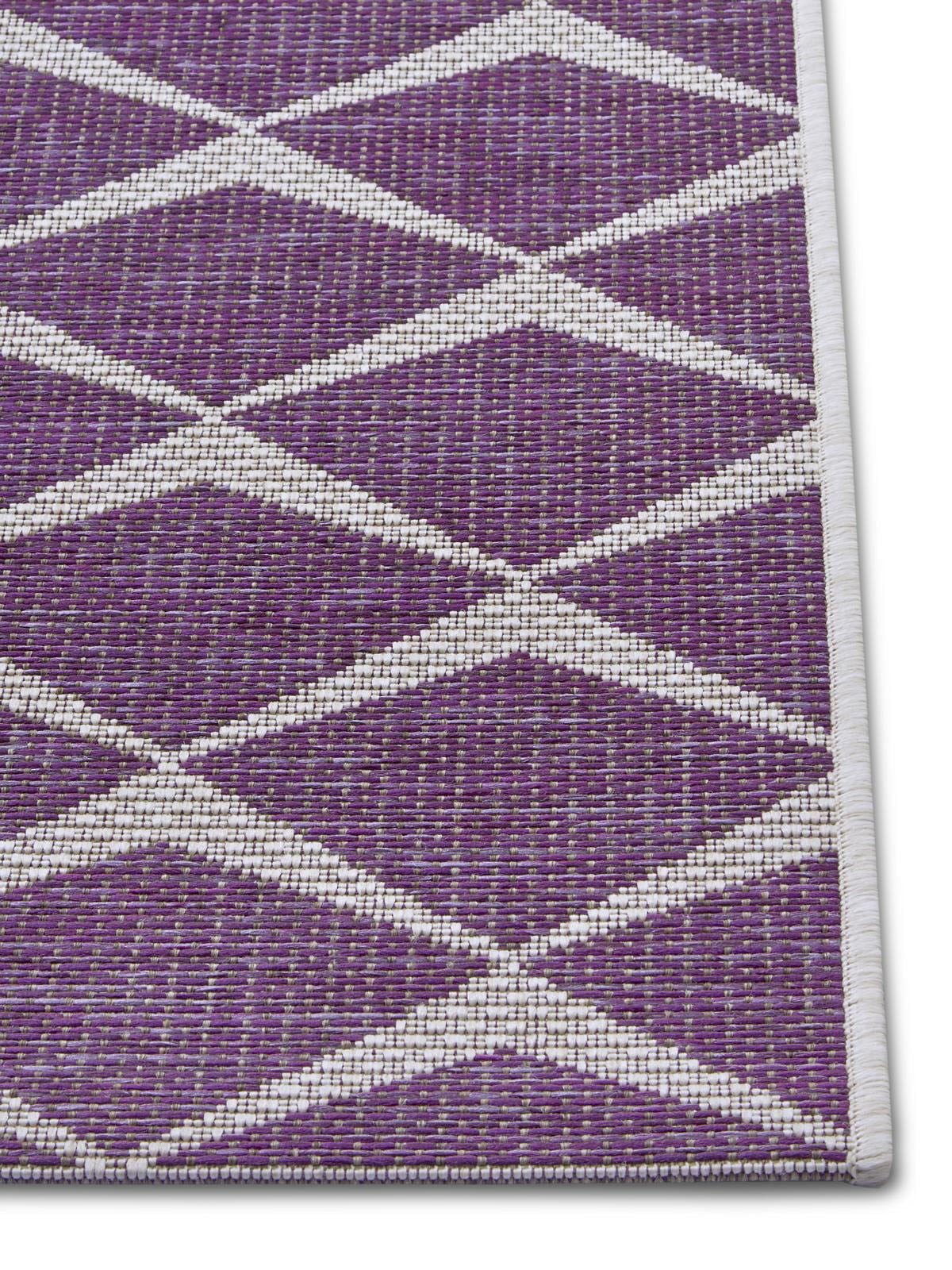 NORTHRUGS Läufer »Escala«, rechteckig, 4 mm Höhe, Flachgewebe Fischgrät Design, gekettelt, Robust, Pflegeleicht