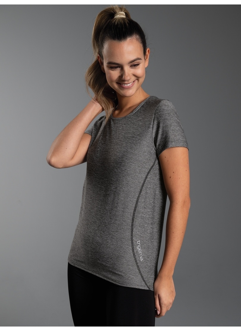 Trigema Poloshirt »TRIGEMA Sportshirt in Melange-Optik« 1 Stk.