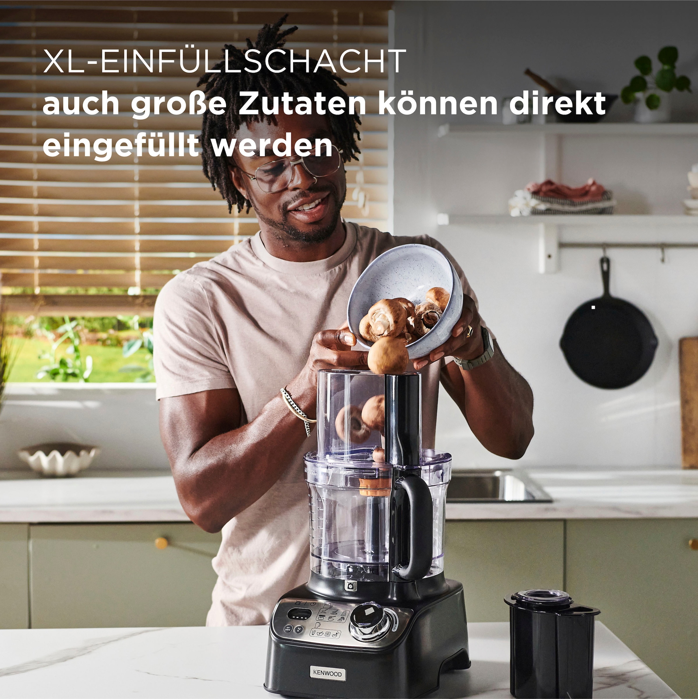 KENWOOD Küchenmaschine »FDM72.990BK MultiPro XL Weigh+«, 1000 Watt, 3 l  Arbeitsbehälter, Autograph Collection jetzt im OTTO Online Shop