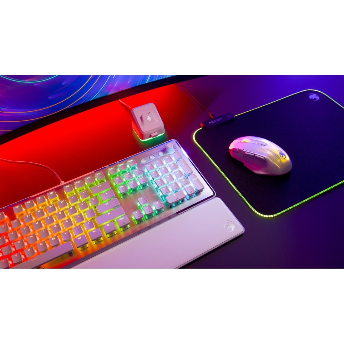ROCCAT Gaming-Tastatur »Vulcan II, linearer roter Schalter«,  (Handgelenkauflage-Multimedia-Tasten) jetzt im OTTO Online Shop