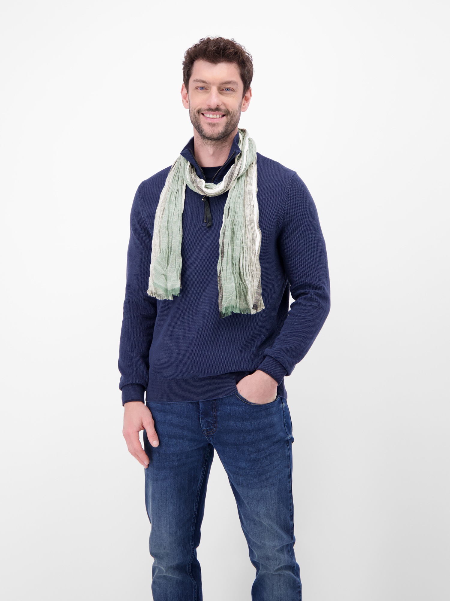 LERROS Schal »Webschal mit gestreiftem Farbverlauf«