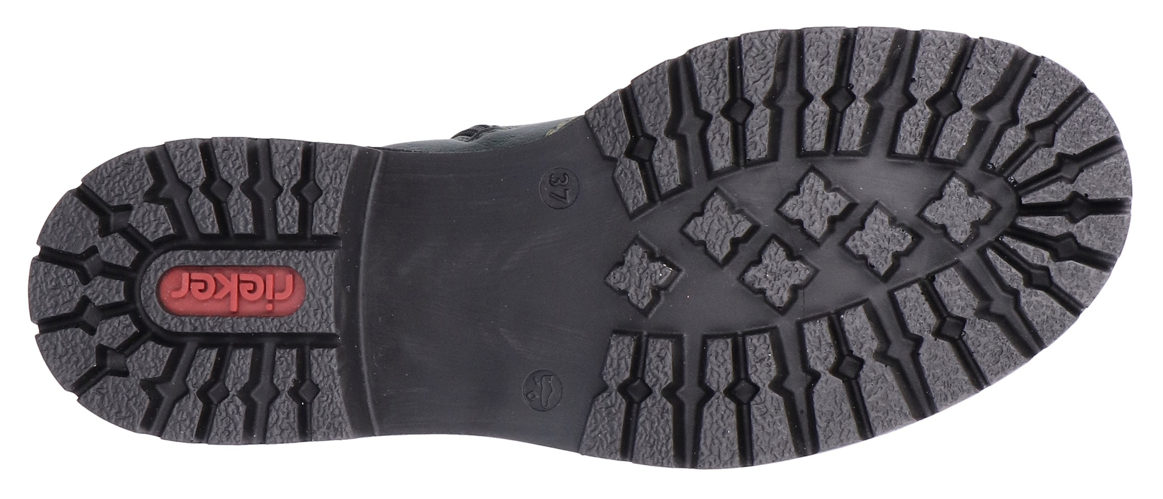 Rieker Winterstiefelette, Schnürstiefelette, Blockabsatz, Chelseaboots mit Innenreißverschluss