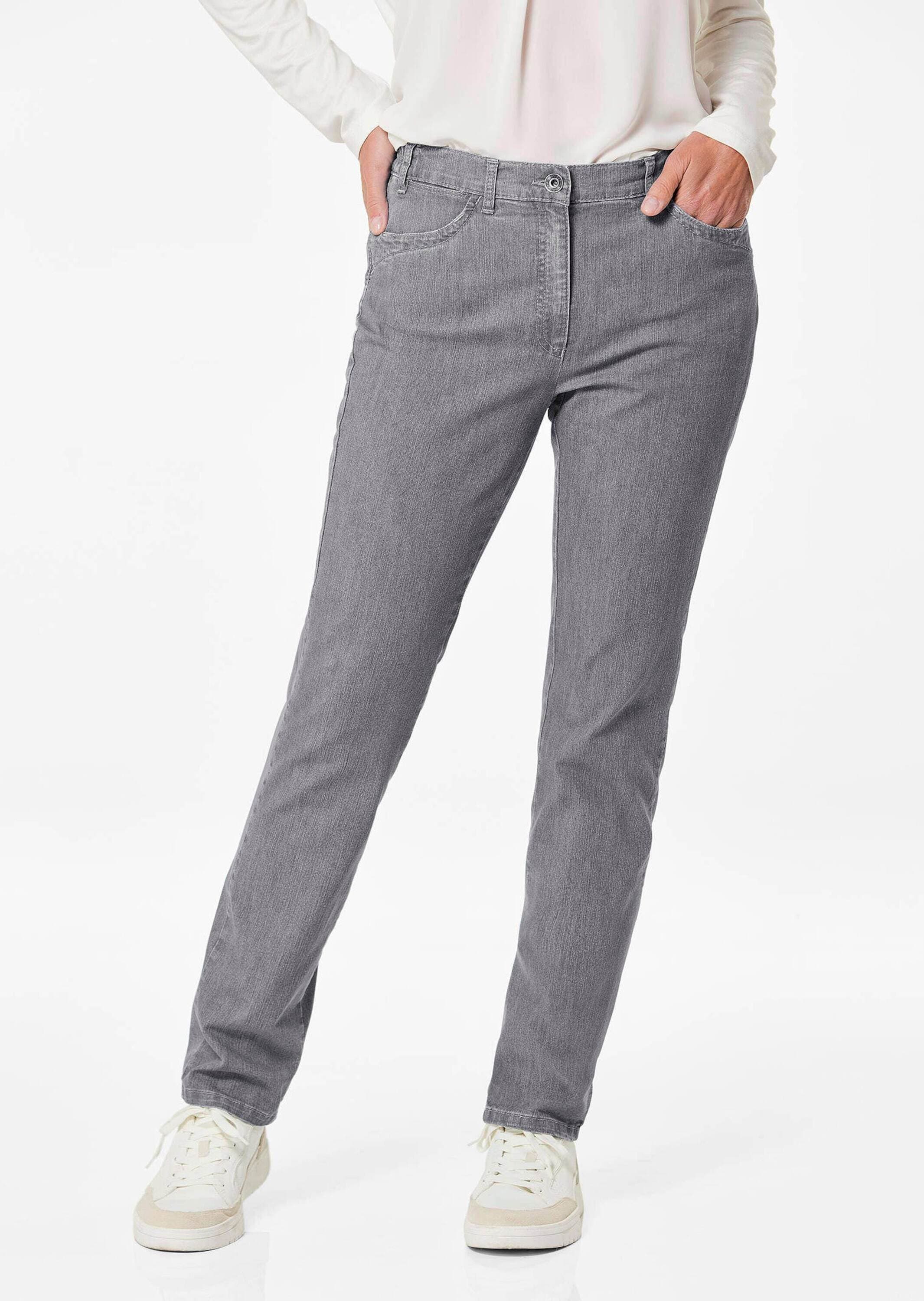 GOLDNER Stretch-Jeans »Edel geschmückte Jeanshose ANNA«