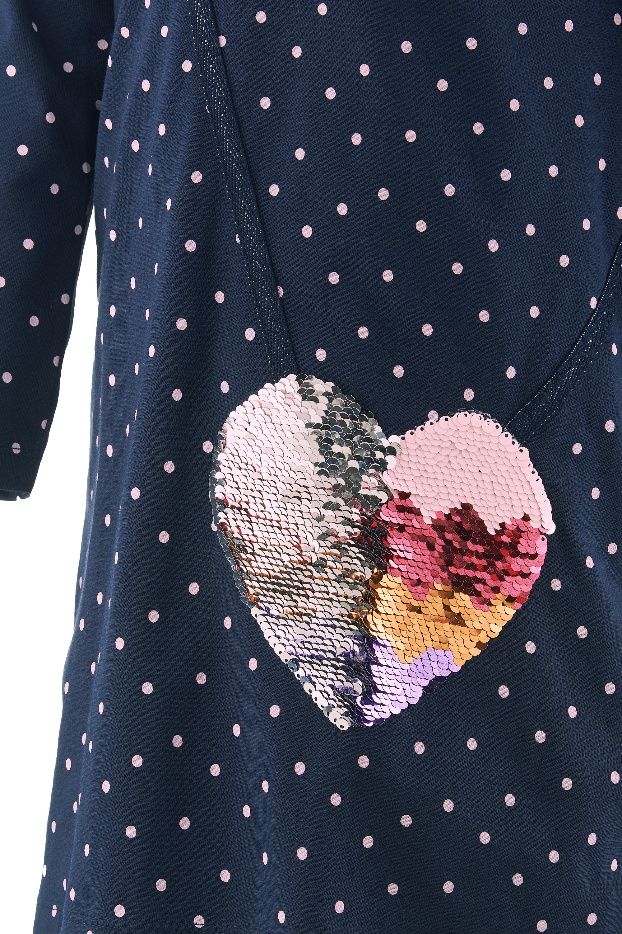 happy girls Jerseykleid, mit Pailletten Applikation