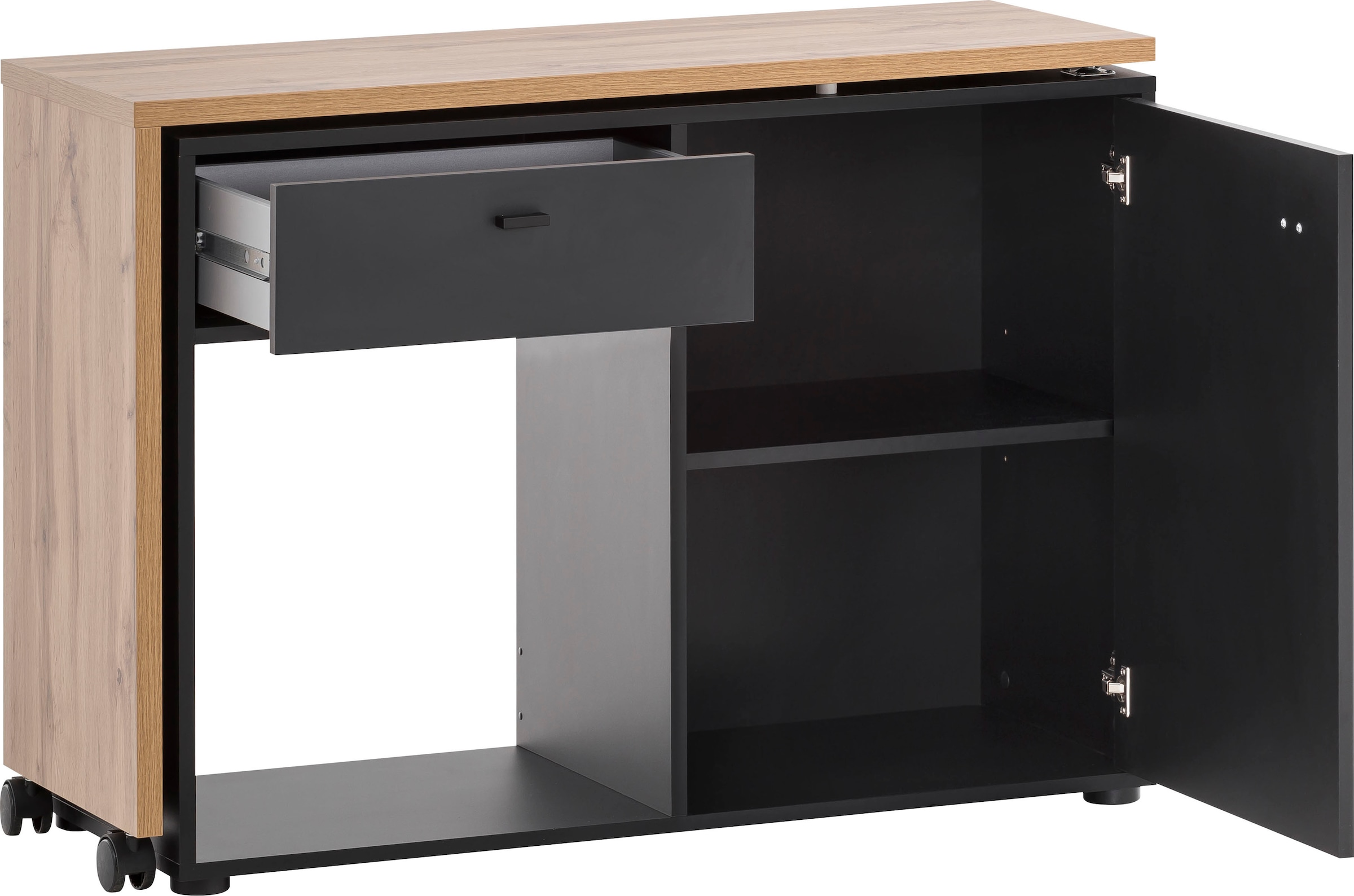 Schildmeyer Schreibtisch »Tiny Working«, praktisch im Home Office, Sideboard  mit flexibler Arbeitsplatte online kaufen | Eckschreibtische