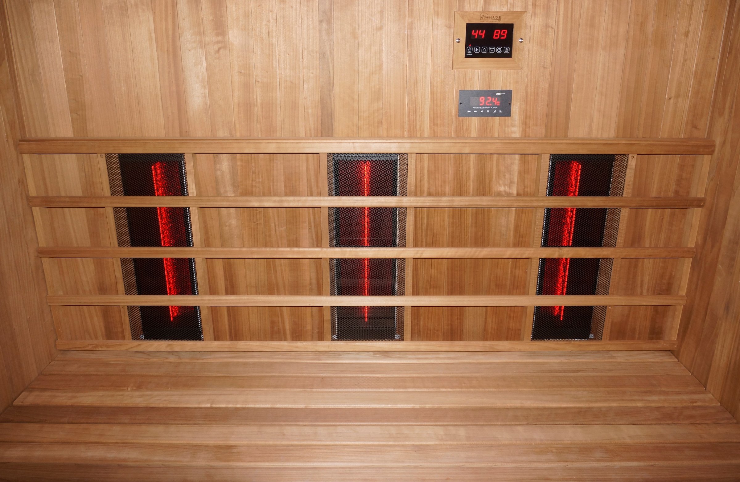 Sanotechnik Sauna »»KOTKA« mit Infrarotkabine« geeignet für 5 Personen, Espenholz