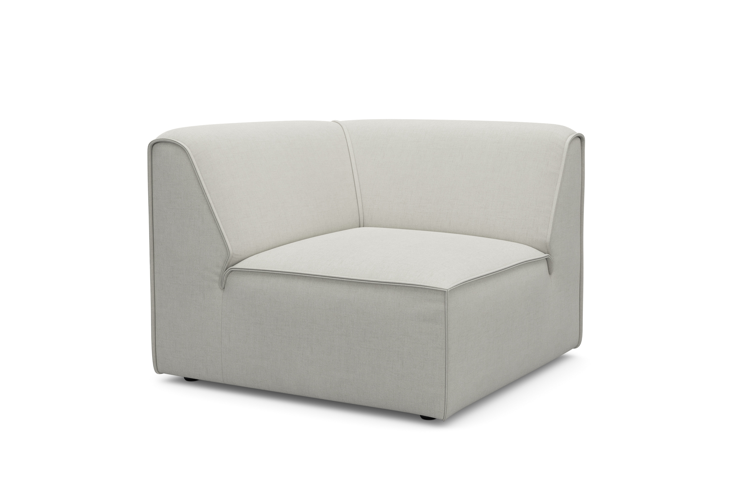 OTTO home Sofa-Eckelement »Merid, Sofaelement, Maße B/T/H: 97/97/46 cm« als Modul oder separat verwendbar, für individuelle Zusammenstellung