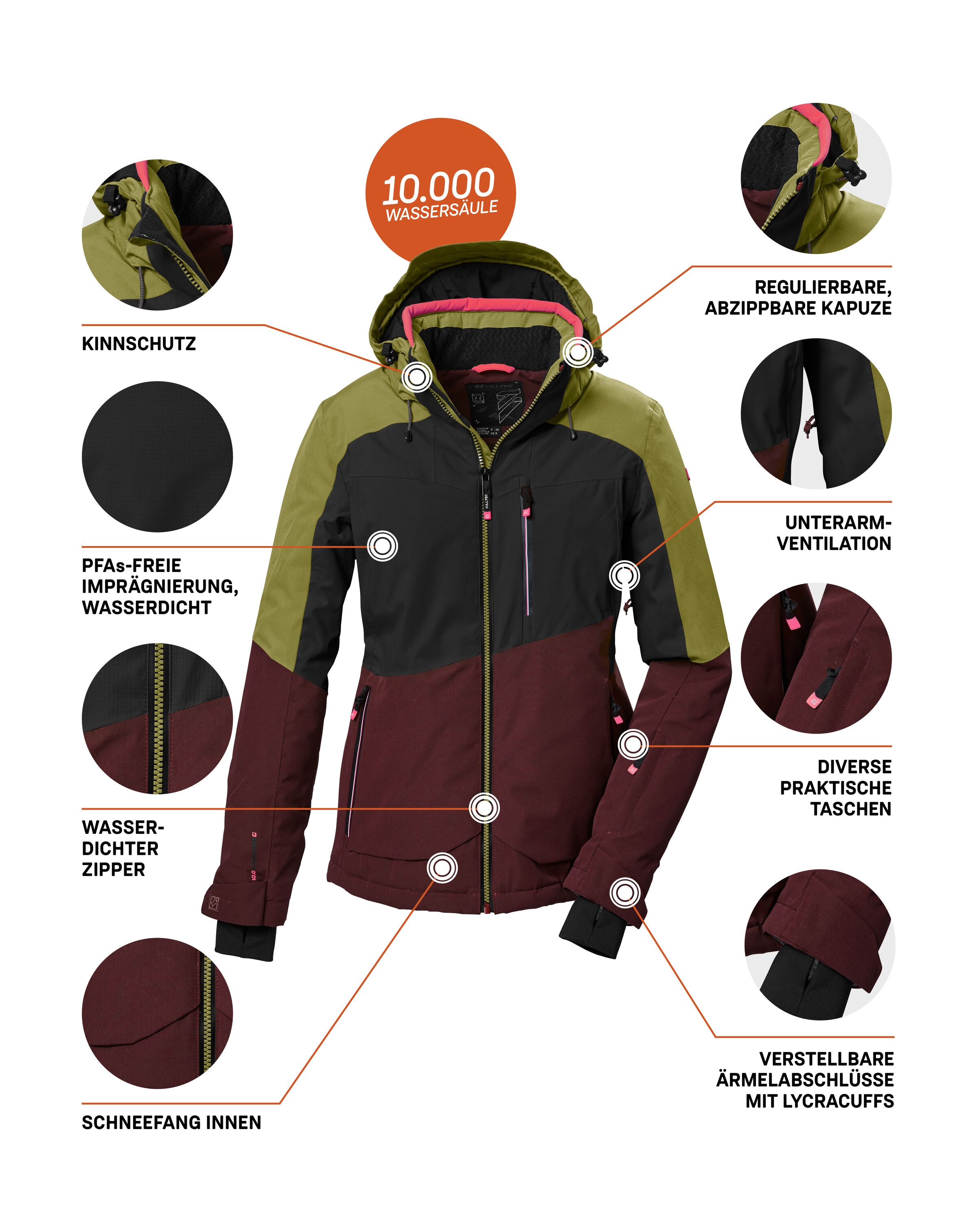 Killtec Skijacke »KSW 37 WMN SKI JCKT«