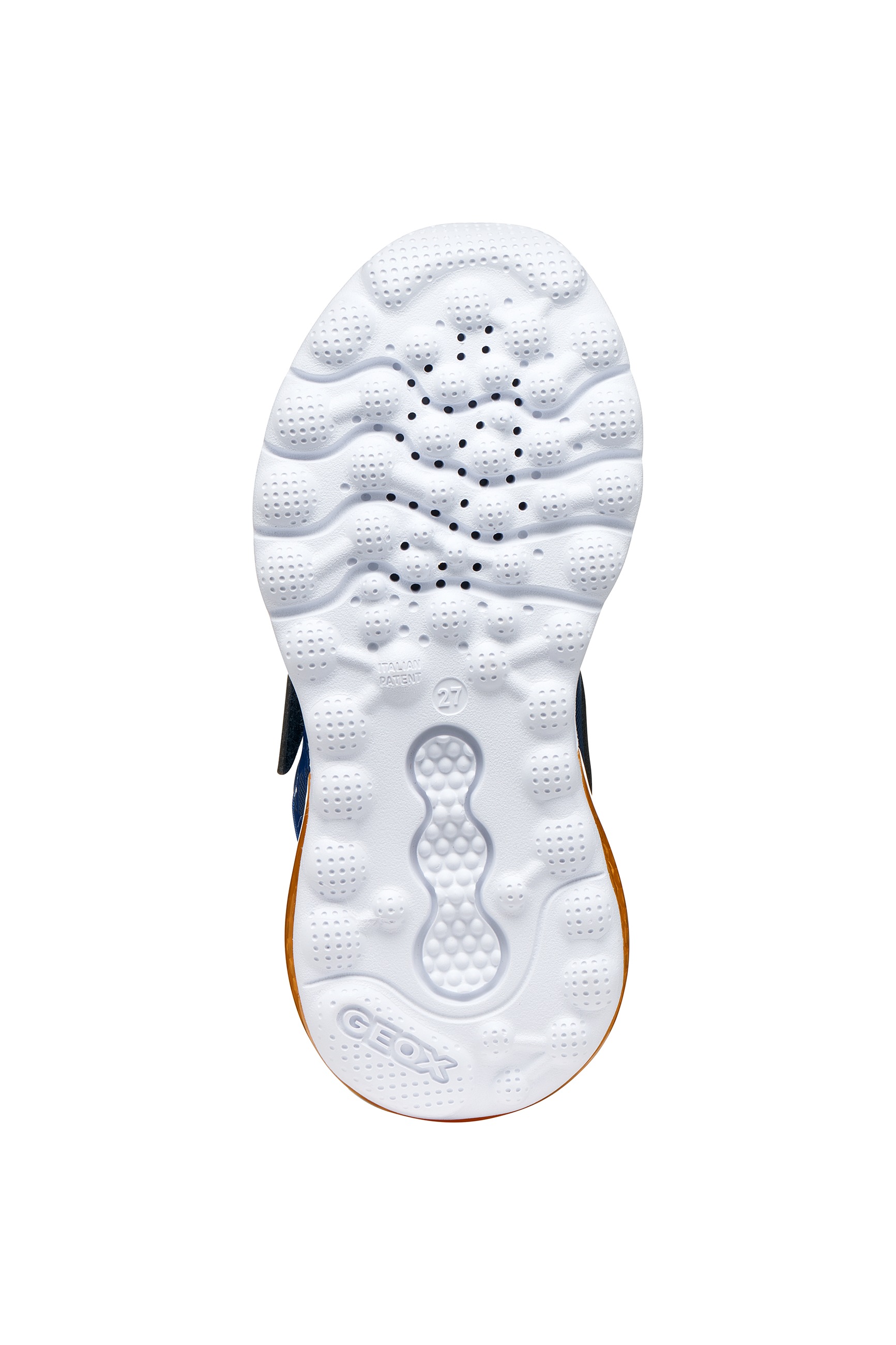 Geox Sneaker »Blinkschuh J ACTIVART ILLUMINUS«  Klettschuh mit Looney Tunes Motiv, Größenschablone zum Download