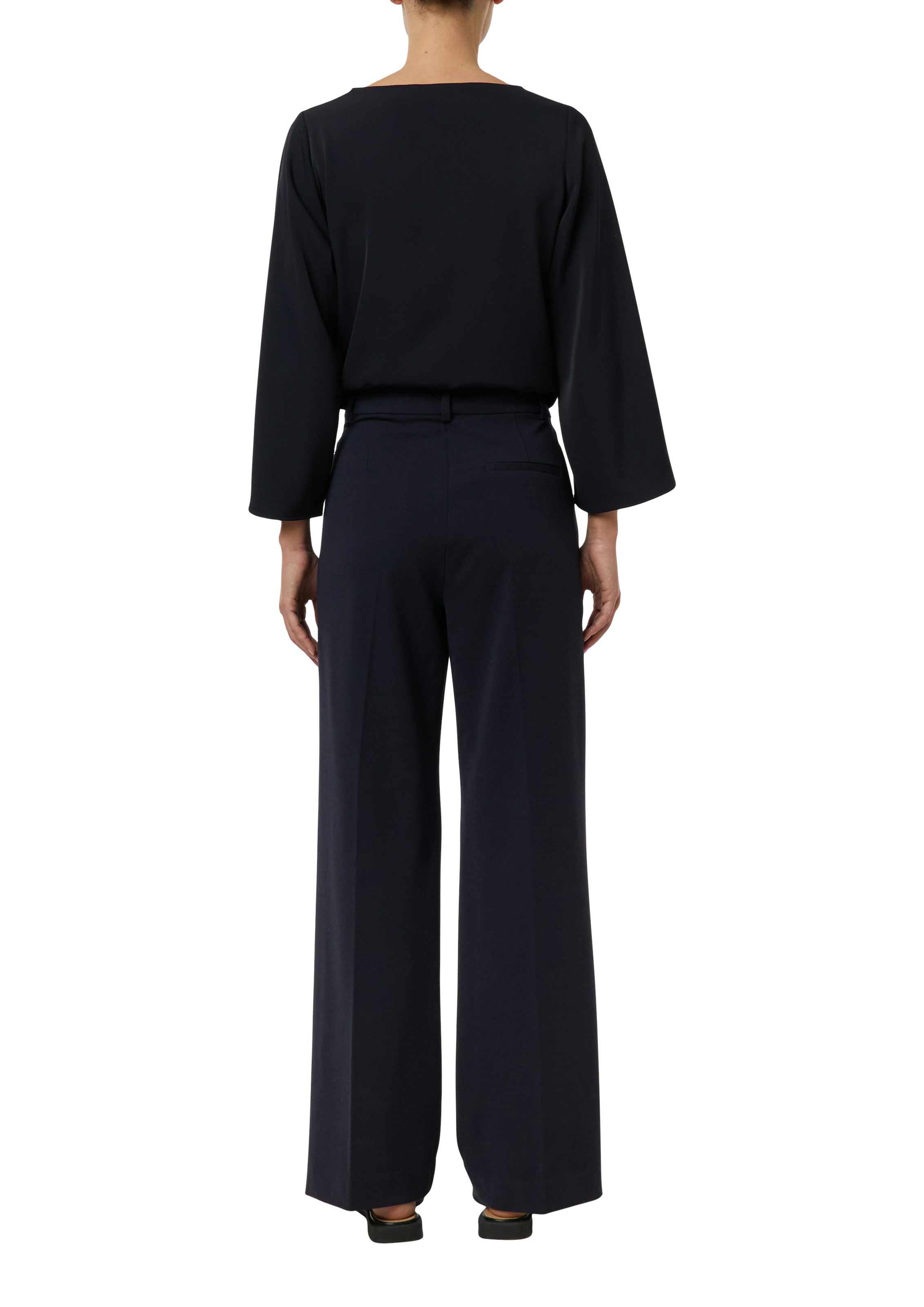 Comma Bundfaltenhose  mit Viskose und Stretch