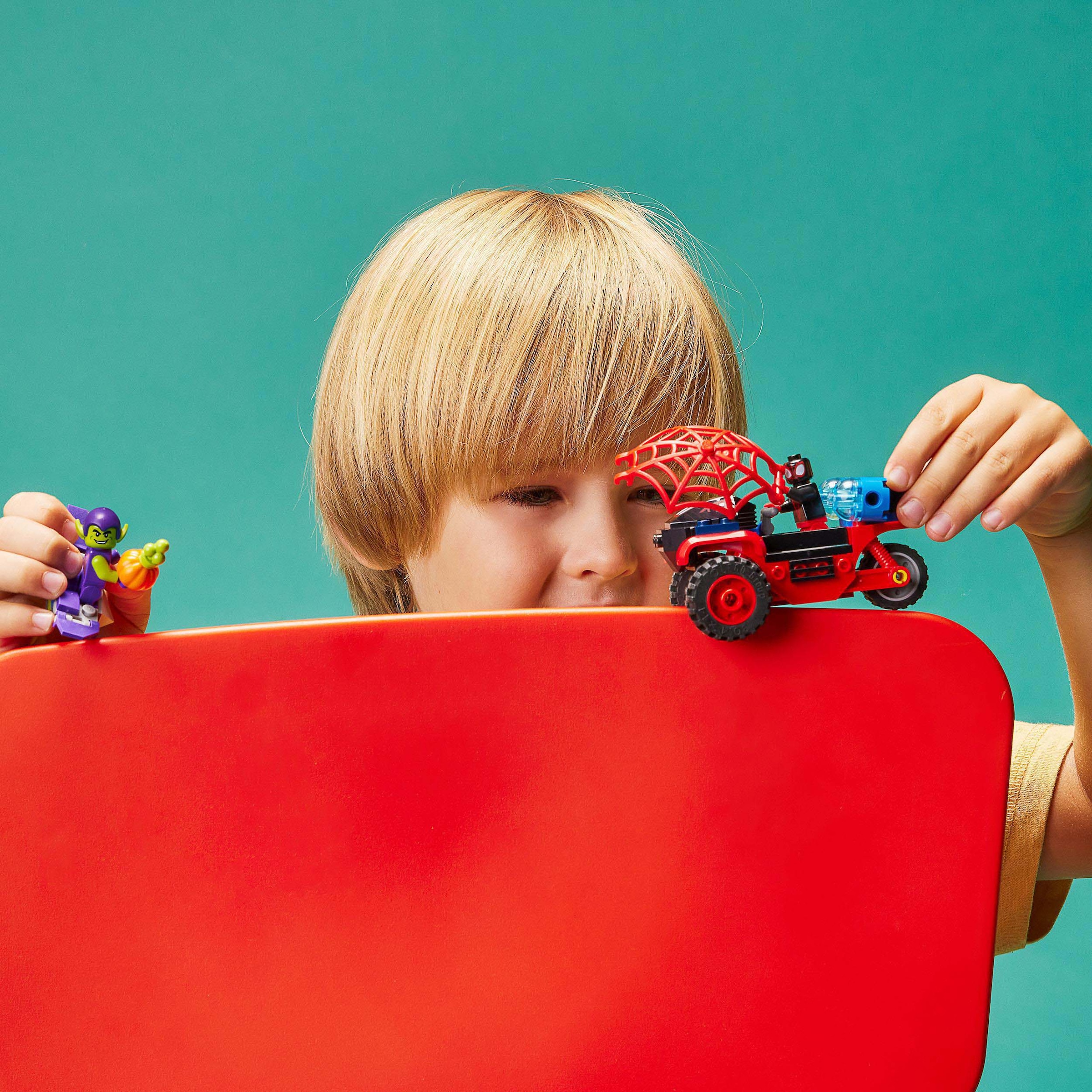LEGO® Konstruktionsspielsteine »Miles Morales: Spider-Mans Techno-Trike (10781), LEGO® Marvel«, (59 St.)