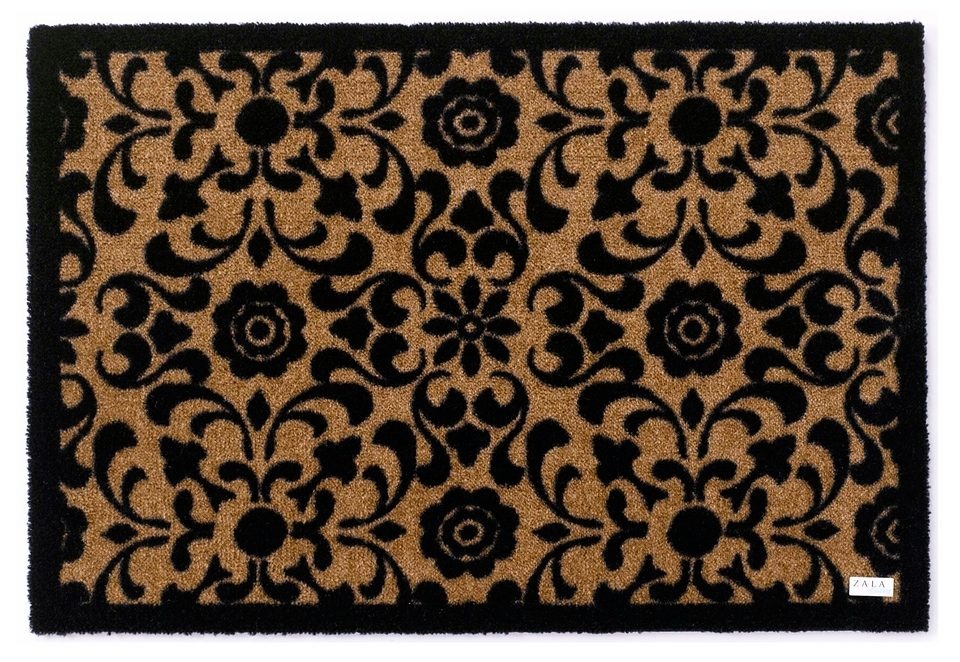Zala Living Fußmatte »Ornament«, rechteckig, 7 mm Höhe, Fussabstreifer, Fussabtreter, Schmutzfangläufer, Schmutzfangmatte, Schmutzfangteppich, Schmutzmatte, Türmatte, Türvorleger