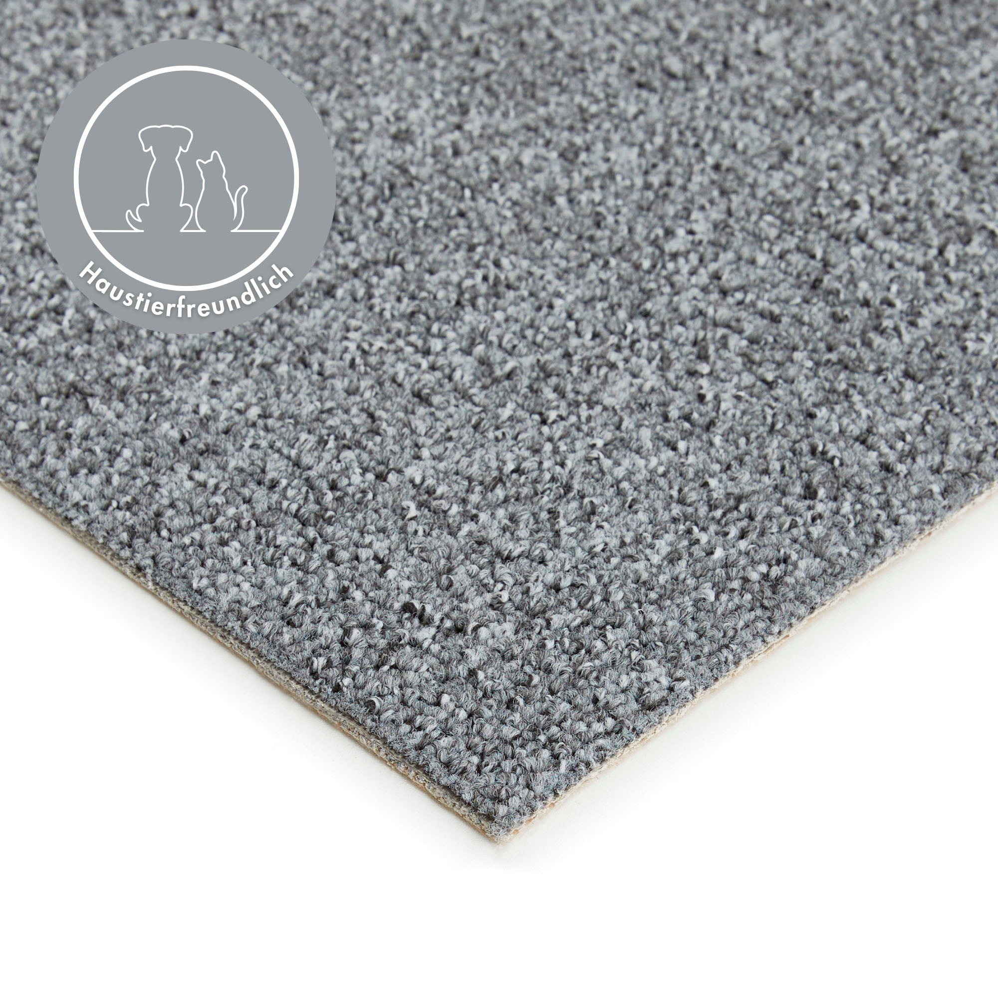 Andiamo Teppichboden »Luton, Feinschlinge, Made in Netherlands«, rechteckig, 6 mm Höhe, meliert, Breite 400 cm oder 500 cm, strapazierfähig & pflegeleicht